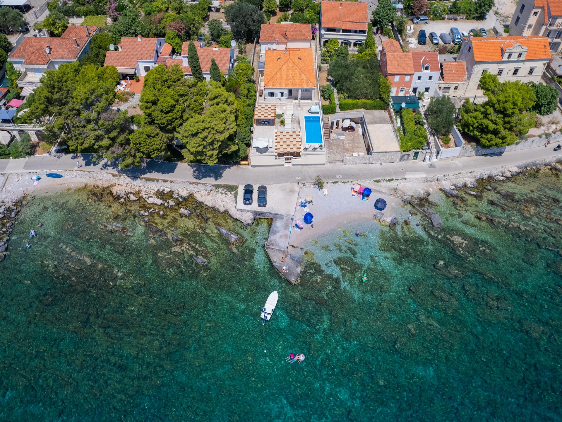 Villa AdriaStone: Luxe villa aan zee met privézwembad in Orebić, 10m van strand - foto 42
