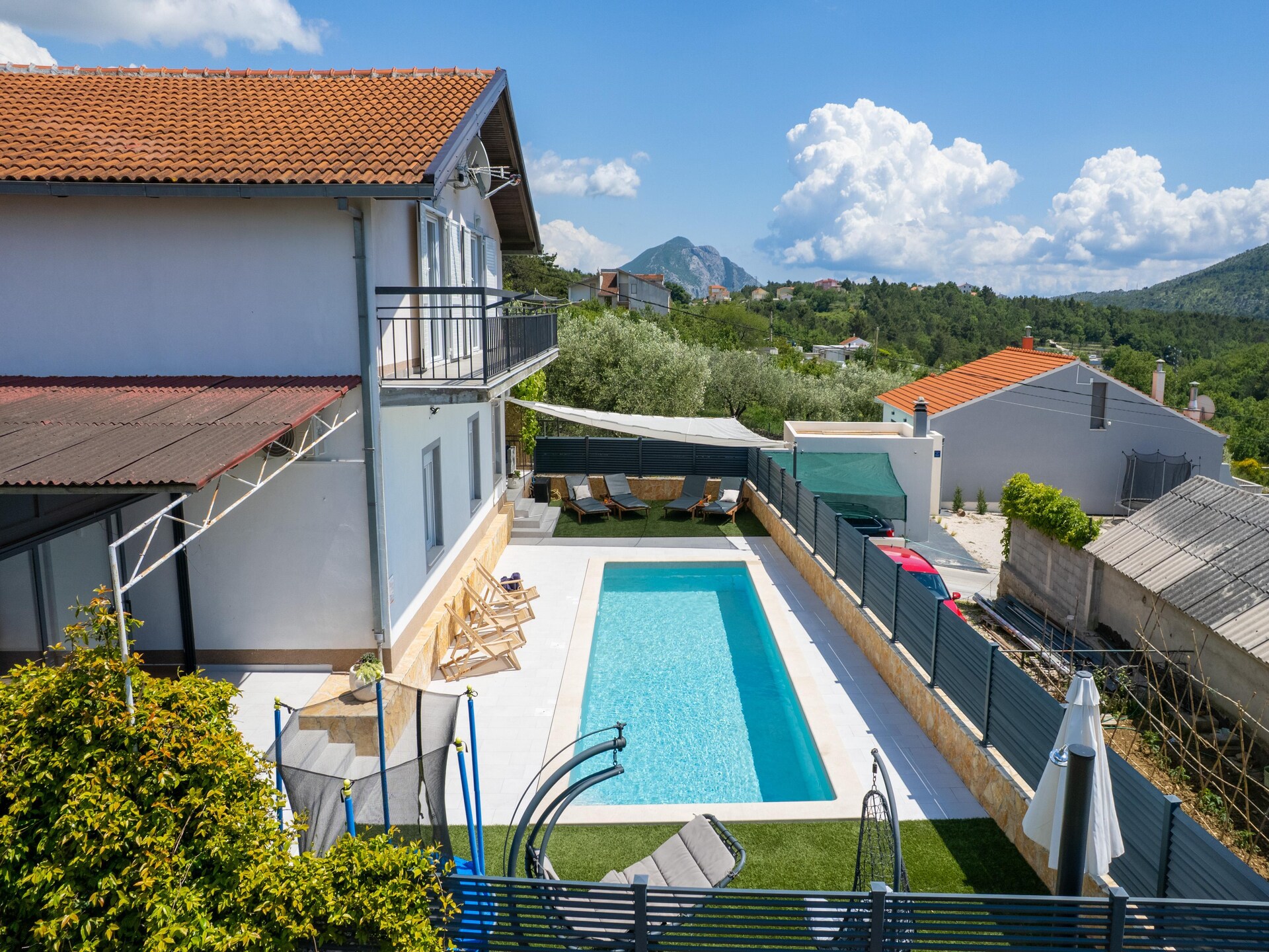 Villa Kristina: Ruim vakantiehuis voor 12 personen met zwembad bij Omiš - foto 15
