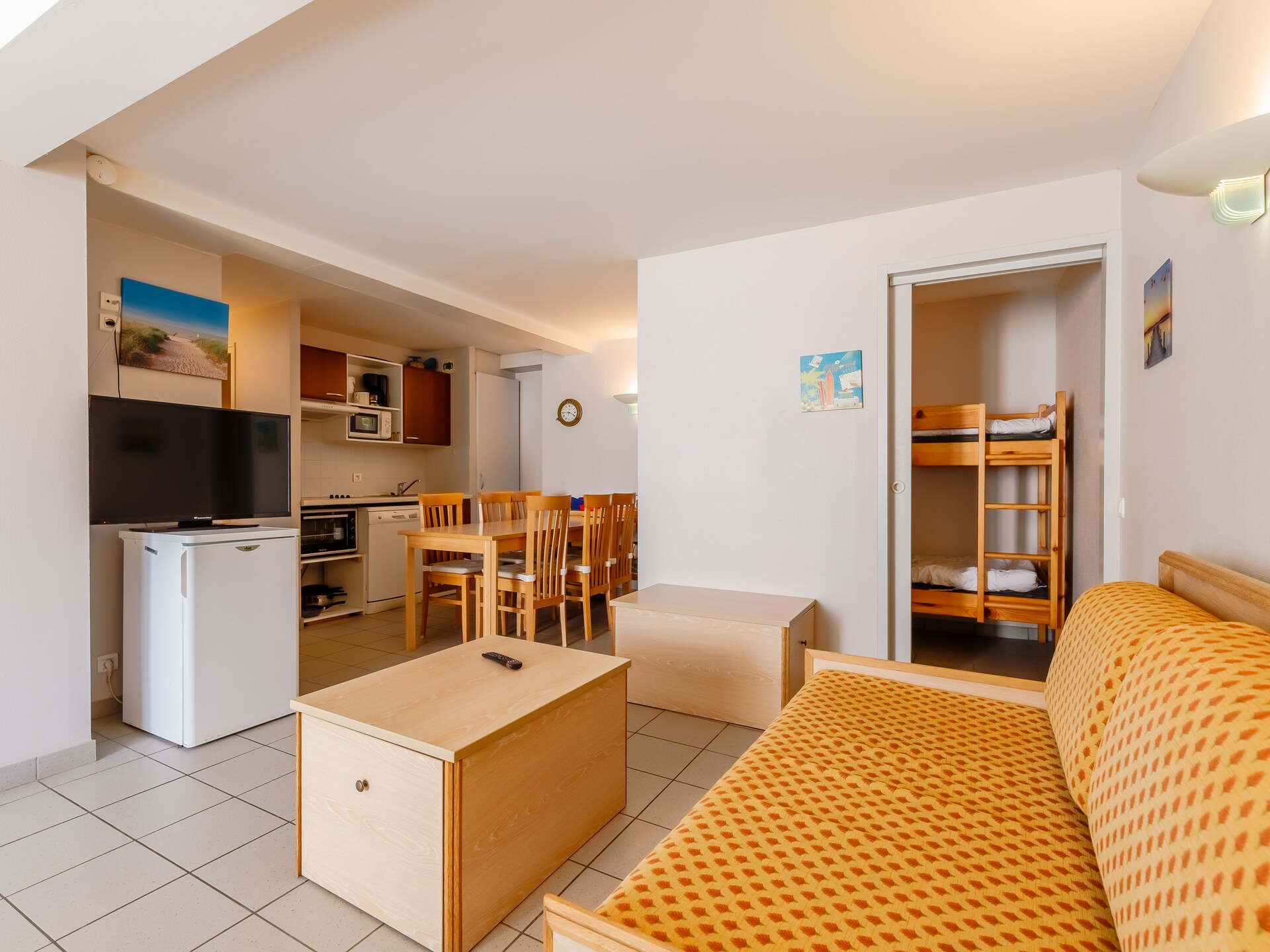 Direct aan zee: licht appartement voor 5 personen in La Tranche-sur-Mer - foto 9