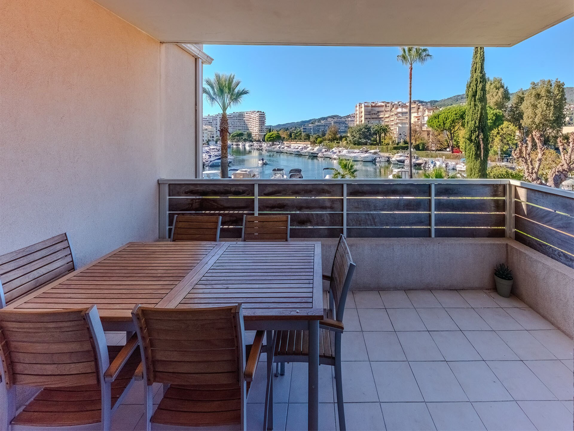 Licht appartement in Mandelieu, 300m van haven en dichtbij strand - foto 7