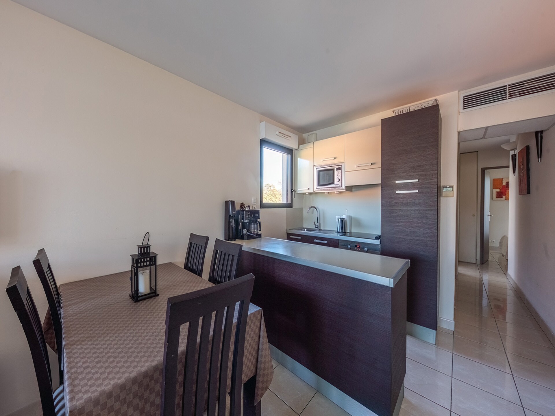 Licht appartement in Mandelieu, 300m van haven en dichtbij strand - foto 5