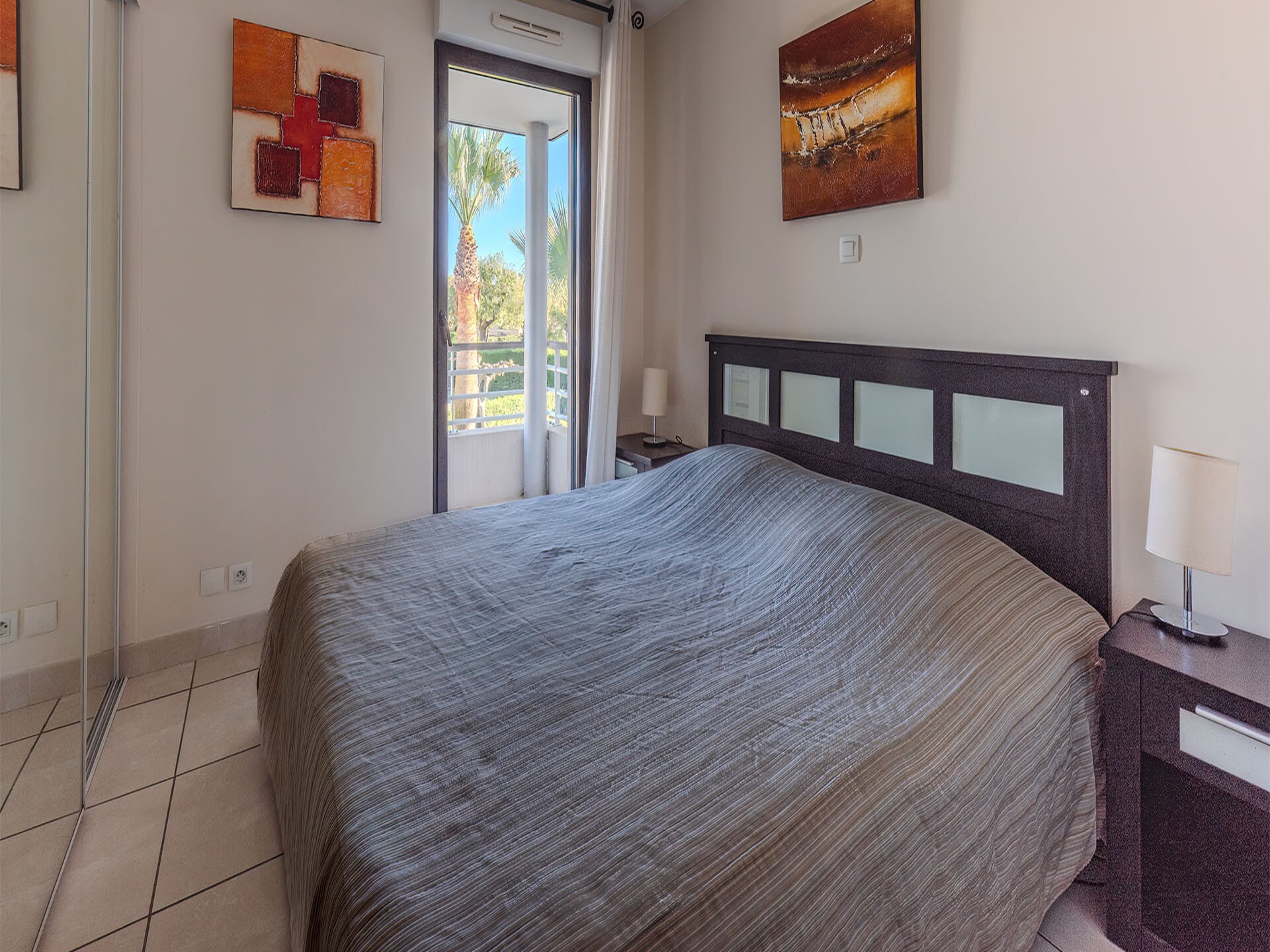 Licht appartement in Mandelieu, 300m van haven en dichtbij strand - foto 6