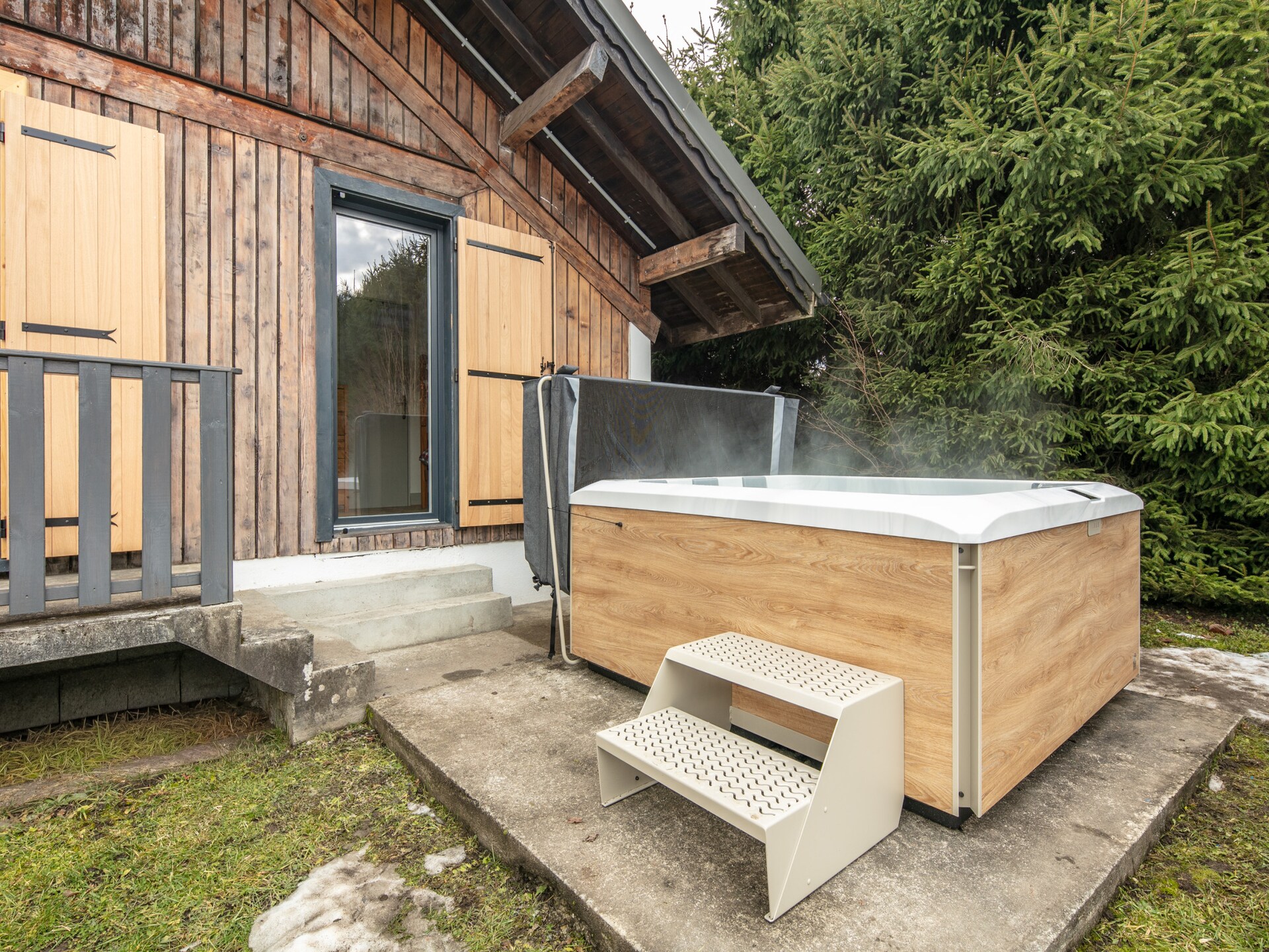 Chalet Les Marmottes: 8-persoons chalet met jacuzzi op 50m van het meer - foto 6