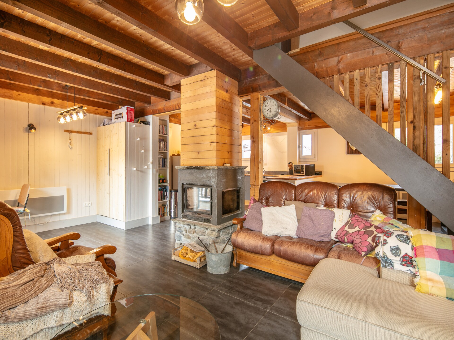 Chalet Les Marmottes: 8-persoons chalet met jacuzzi op 50m van het meer - foto 9