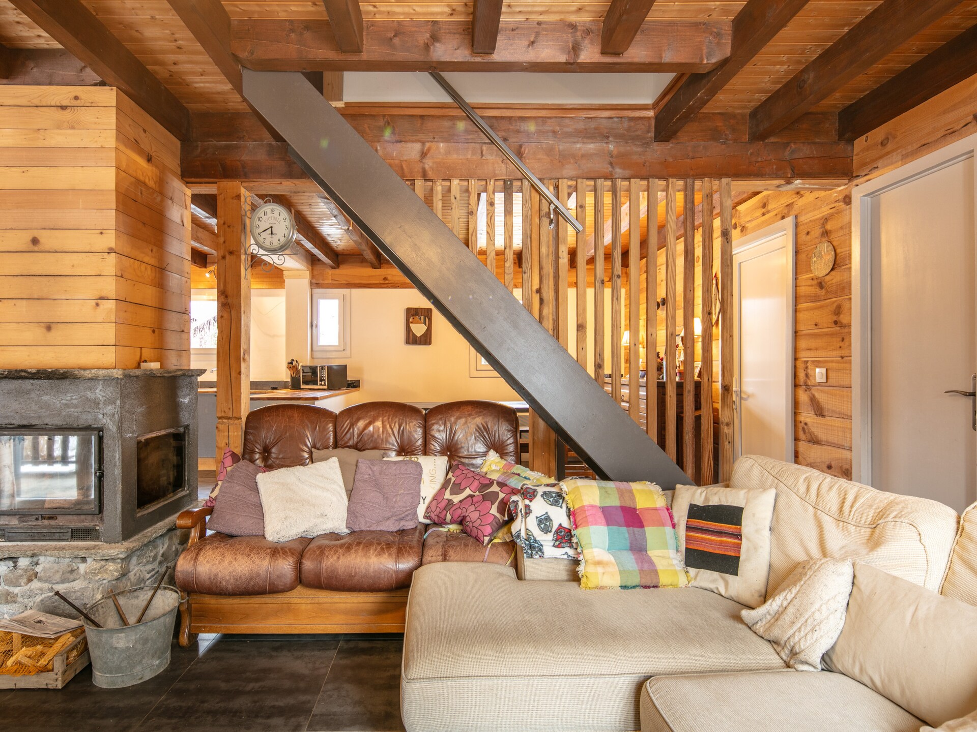 Chalet Les Marmottes: 8-persoons chalet met jacuzzi op 50m van het meer - foto 2