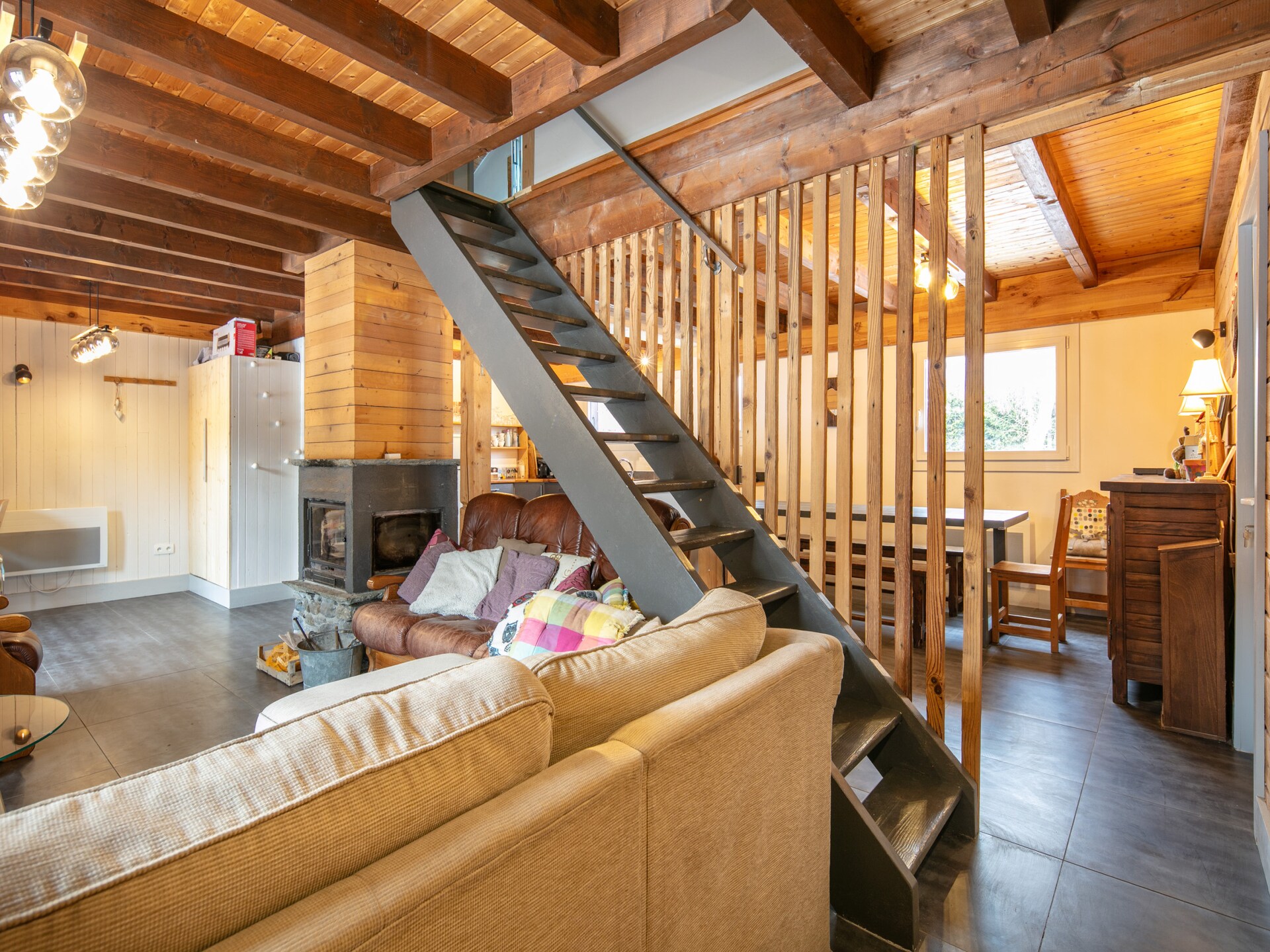 Chalet Les Marmottes: 8-persoons chalet met jacuzzi op 50m van het meer - foto 10