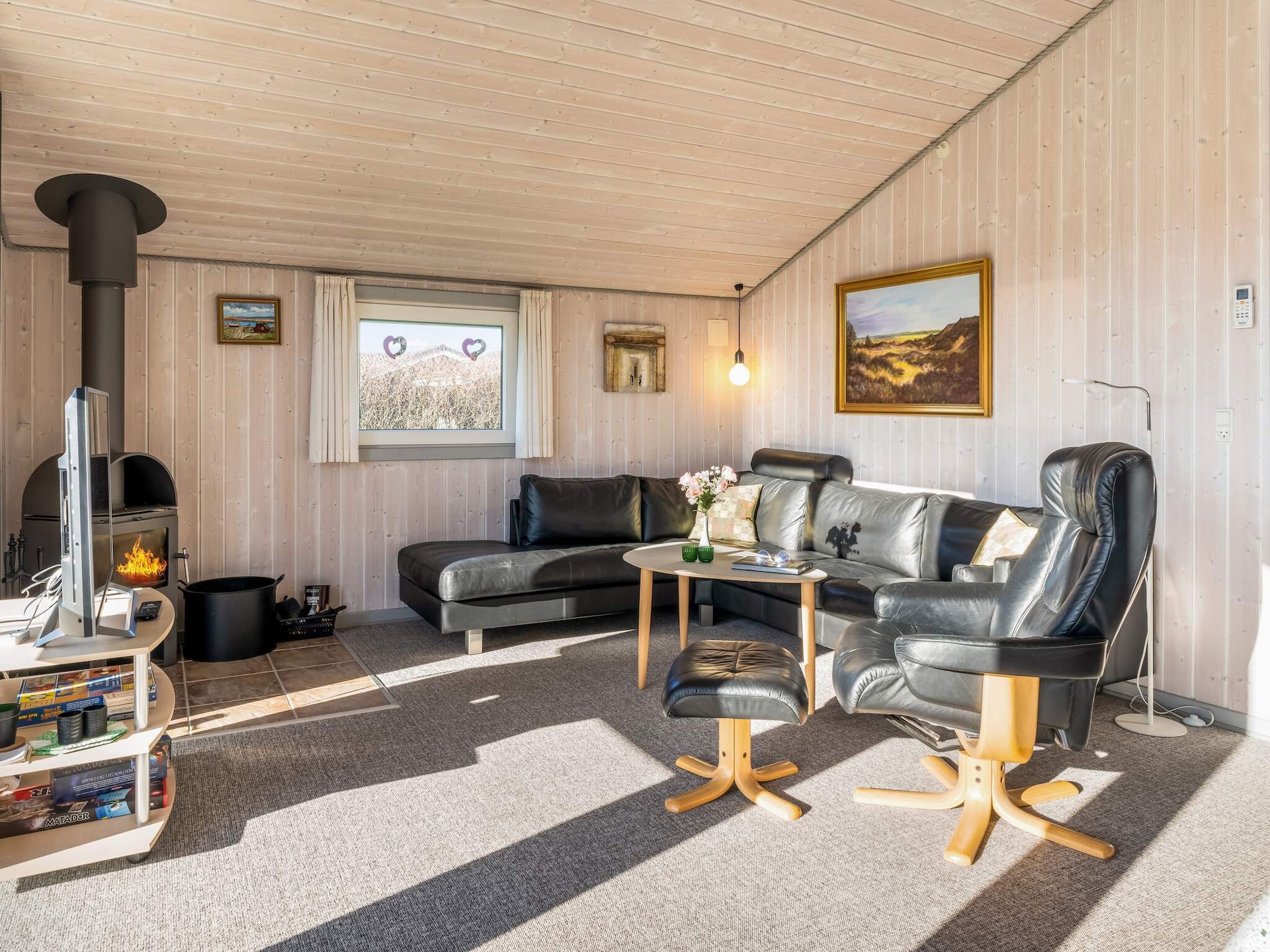 Vrijstaand vakantiehuis bij Ringkøbing Fjord met sauna en houtkachel - foto 10