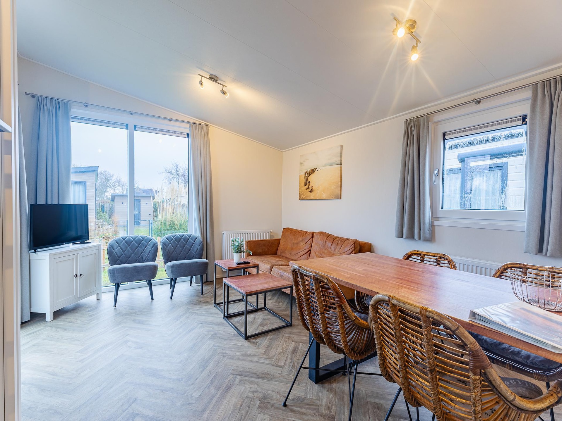 Chalet Schelp: licht vakantiehuis op familiecamping Duinhoeve in Zeeland - foto 8