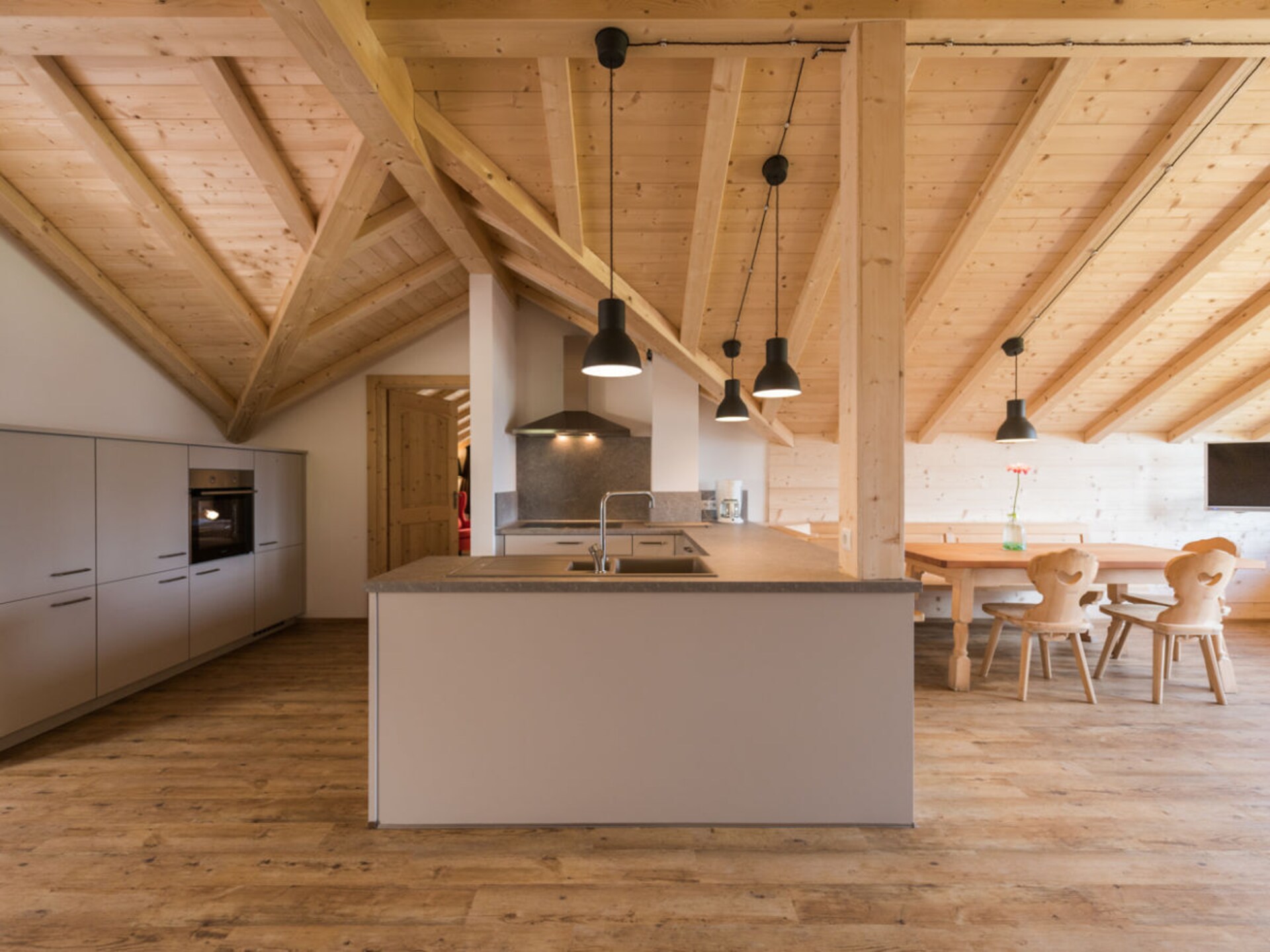 Penthouse in Gsies: 130m², 9 pers., 100m tot skilift & uitzicht op Kronplatz - foto 7