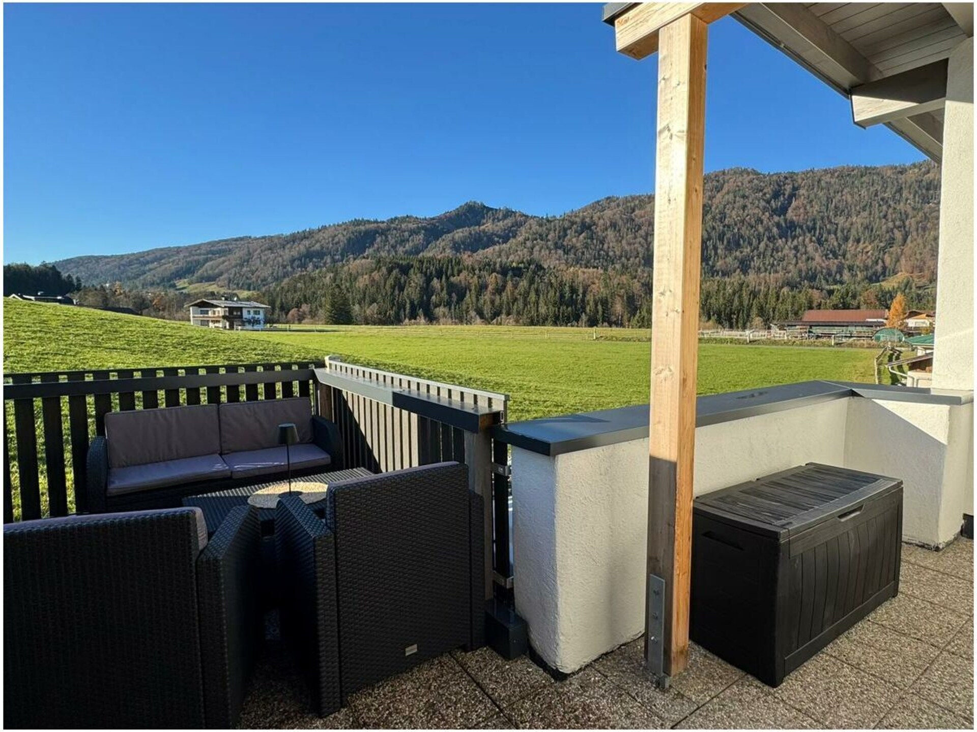 Knus studio-appartement met terras nabij de bergen van Kössen - foto 13