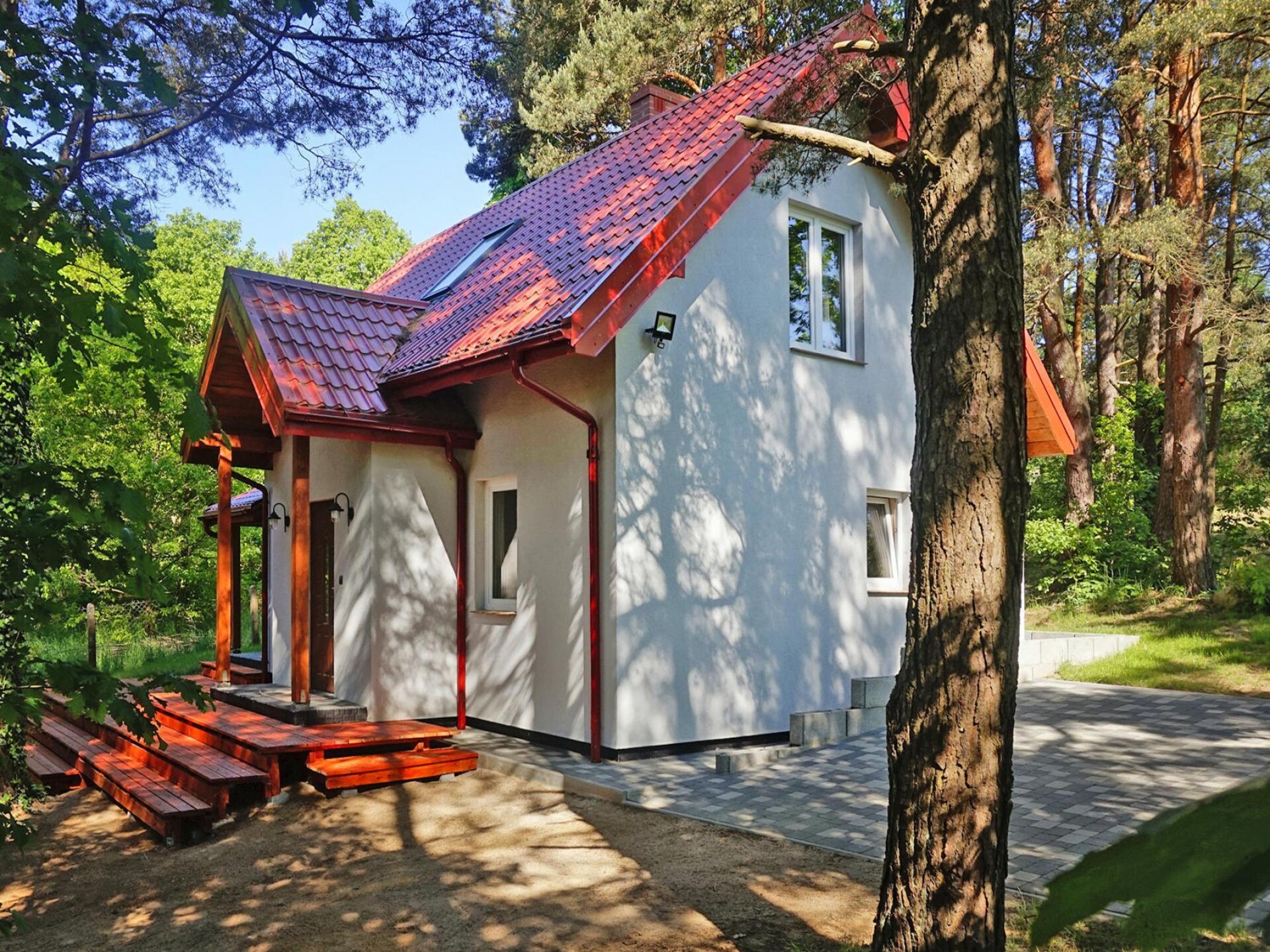 Comfortabel vakantiehuis op privéterrein in Choczewo, vlakbij meer en strand - foto 14