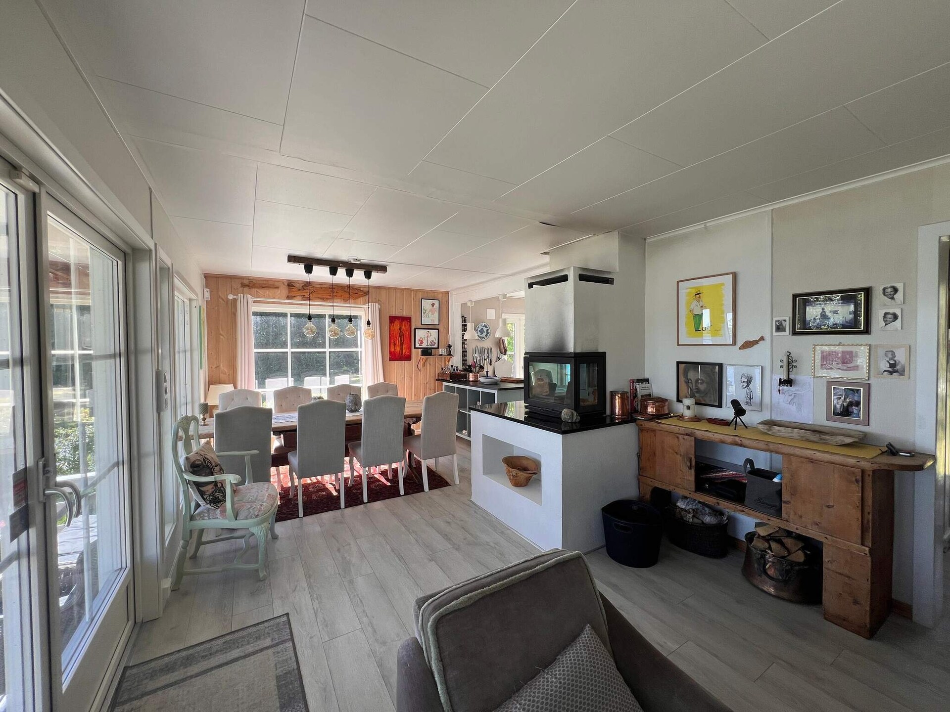 10-persoons vakantiehuis aan het meer in Årnes - foto 18