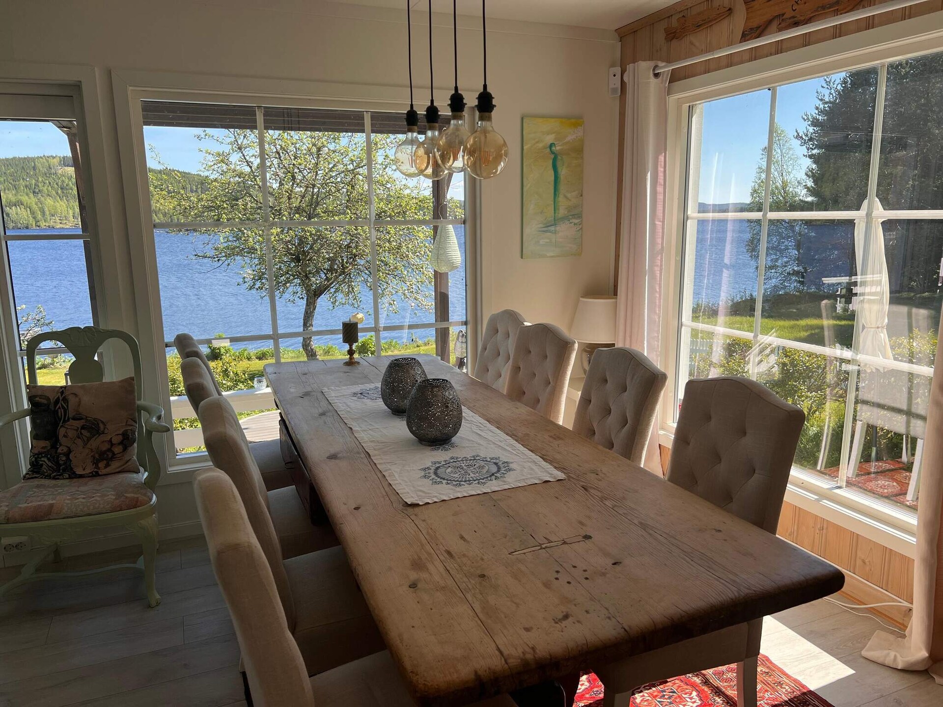 10-persoons vakantiehuis aan het meer in Årnes - foto 23