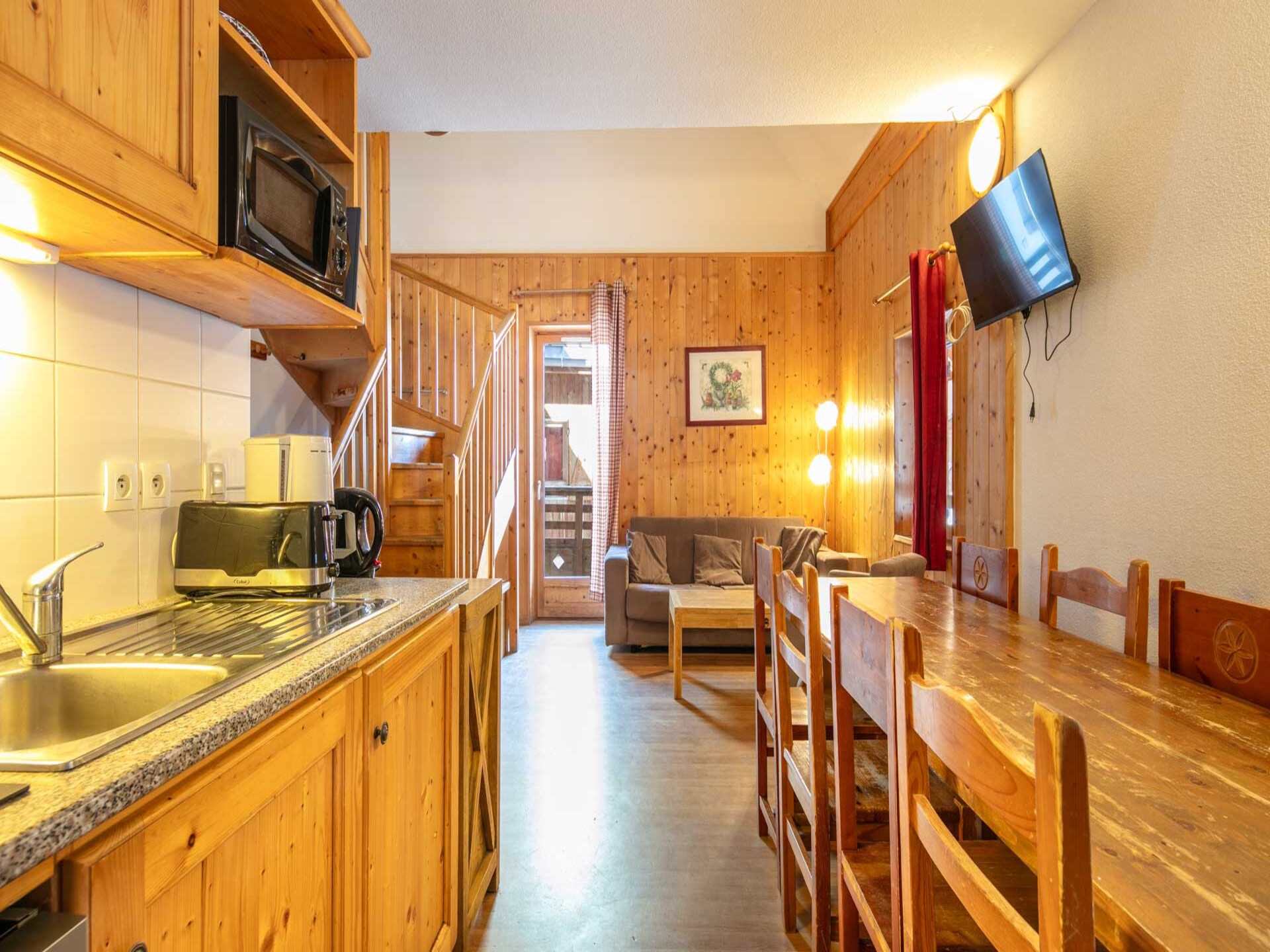 Bergappartement voor 10 personen in Saint-Sorlin-d'Arves, 40 meter van de skilift - foto 8