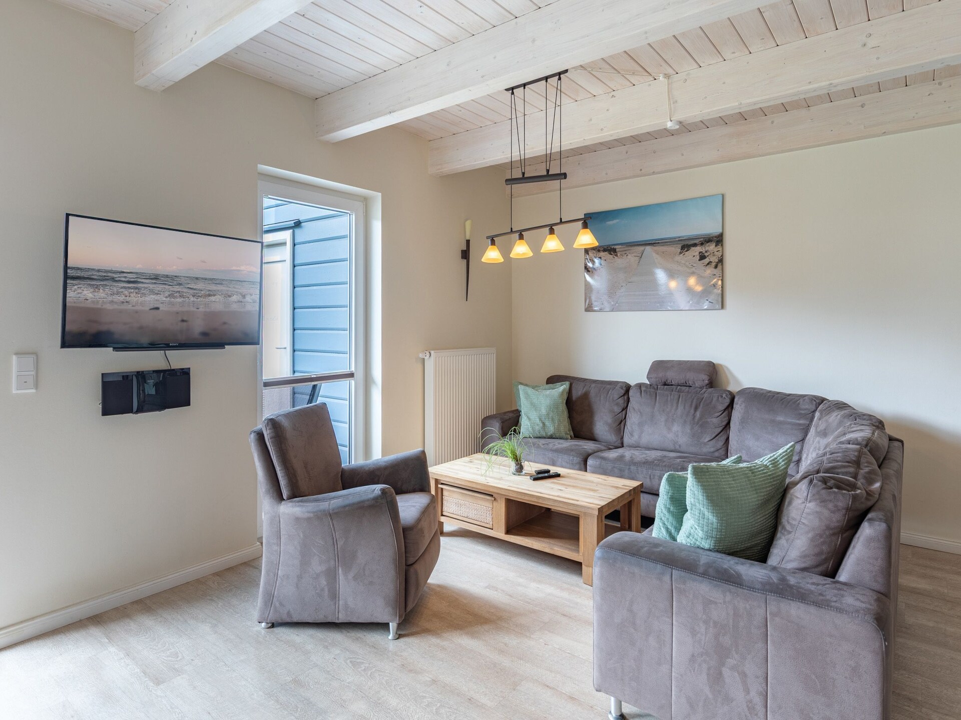 Stijlvol rijtjeshuis met sauna op 30 meter van de Noordzee in Dagebüll - foto 8