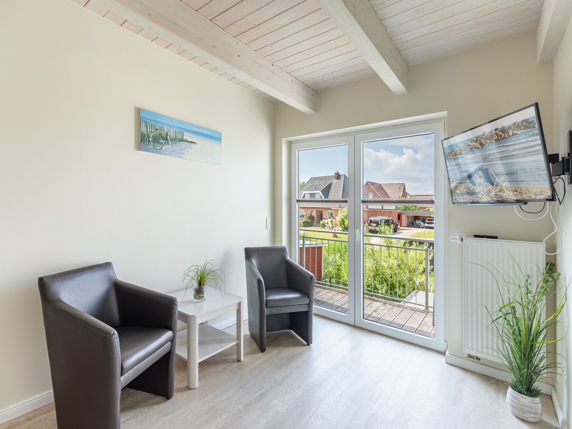 Stijlvol rijtjeshuis met sauna op 30 meter van de Noordzee in Dagebüll - foto 10