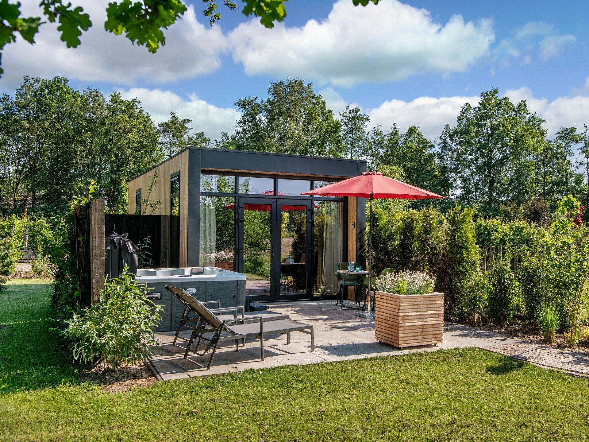 Wellnesslodge Specht: romantisch vakantiehuis met sauna en jacuzzi in Drenthe - foto 30
