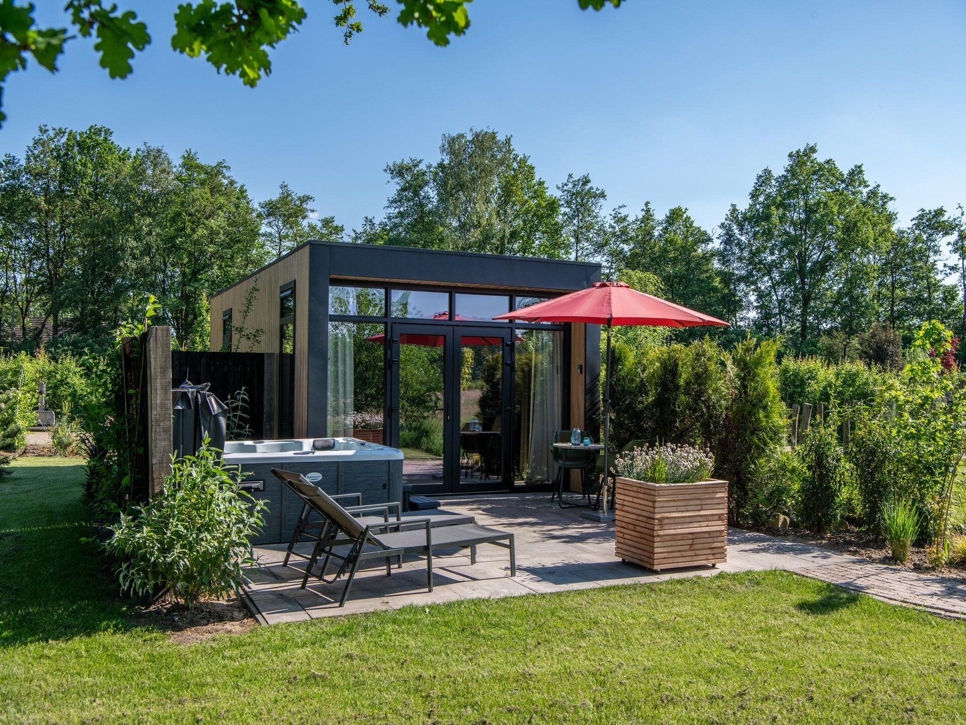 Wellnesslodge Specht: romantisch vakantiehuis met sauna en jacuzzi in Drenthe - foto 35
