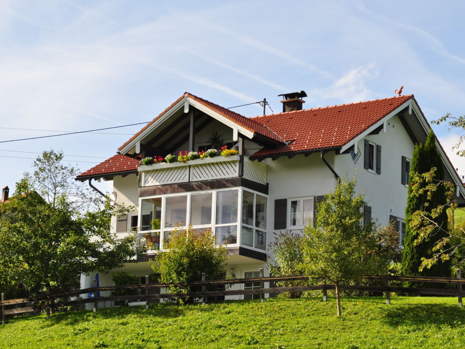 Romantisch vakantiehuis in Wertach met panoramisch uitzicht op het Allgäugebergte - foto 1