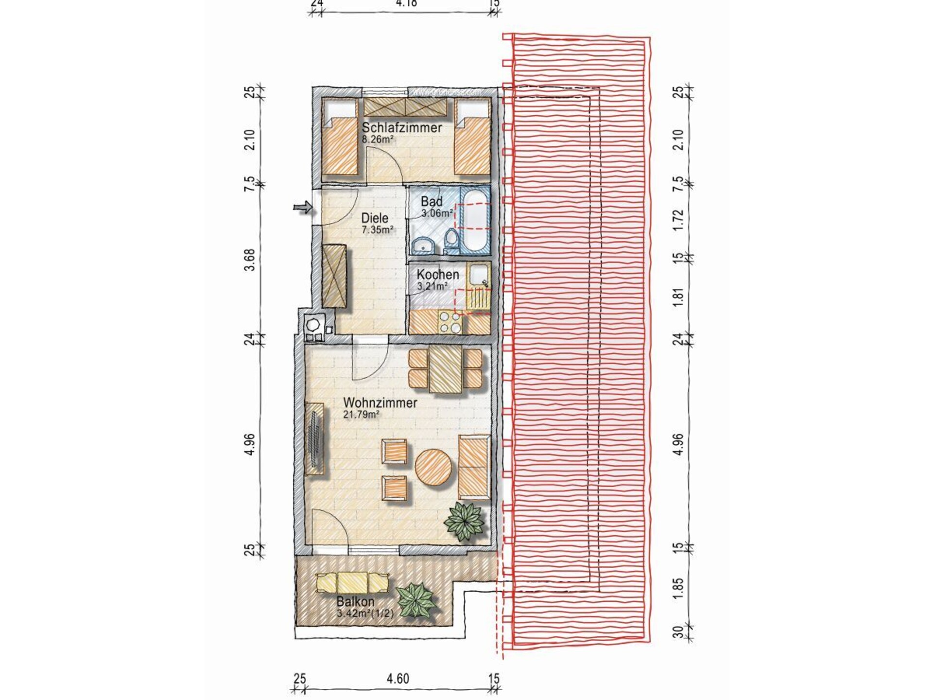 Knus appartement met bergzicht en zolderkamer in Reit im Winkl - foto 16