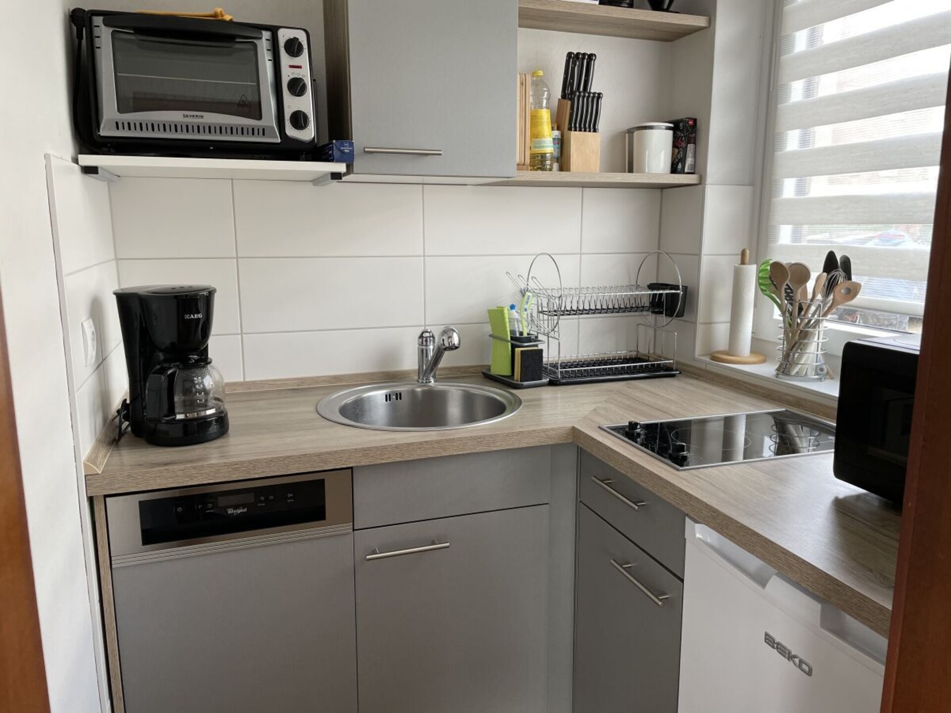 Licht appartement met zonnig terras in Büsum, vlakbij centrum - foto 9