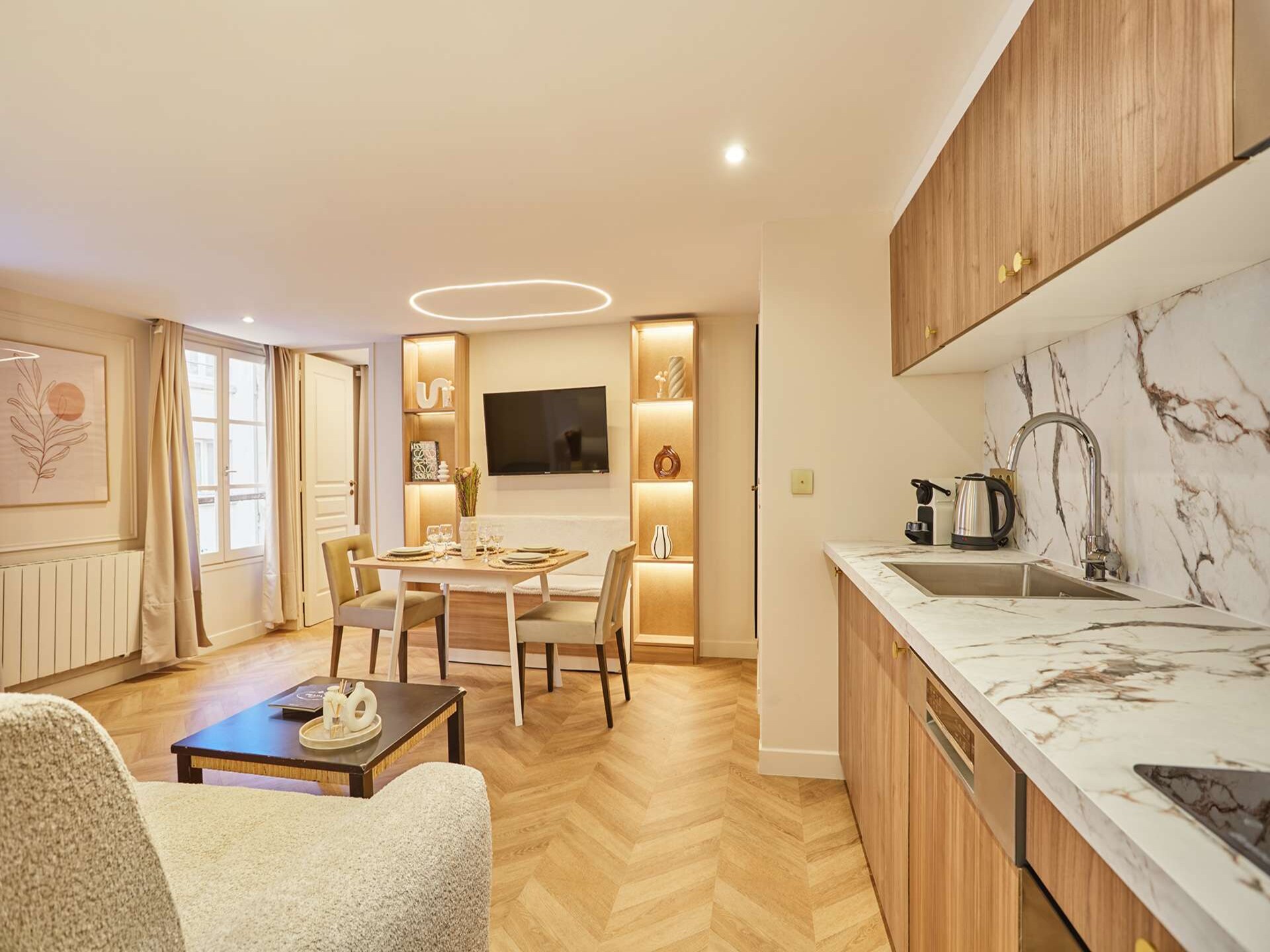 Parijs appartement 40m²: gerenoveerd, vlakbij Opéra Garnier - foto 6