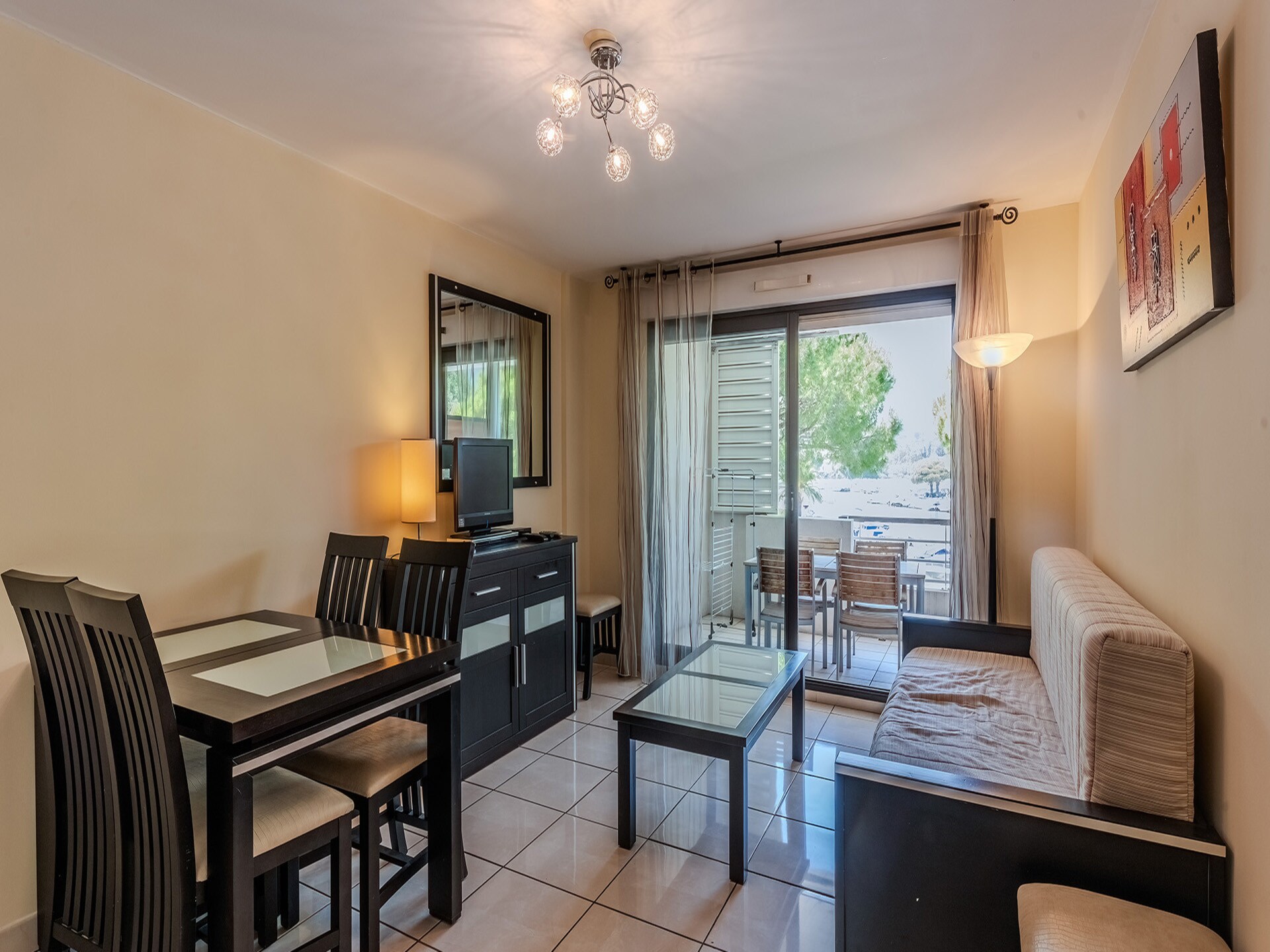 Zeezicht appartement in Mandelieu-la-Napoule, op 1 km van het strand - foto 3