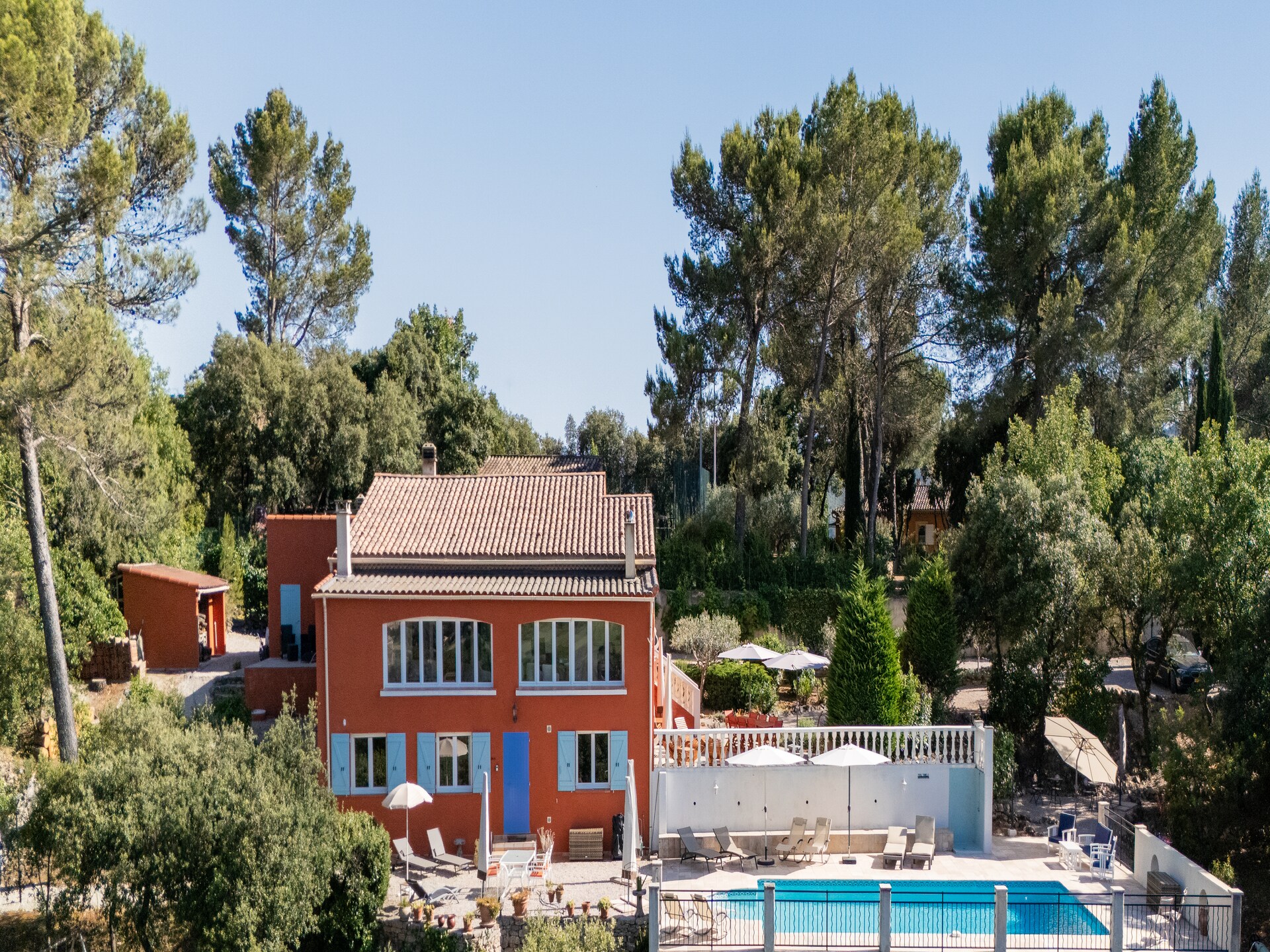 Villa Christine & Gîte Guillaume: ruim vakantiehuis met privézwembad in Carcès - foto 8