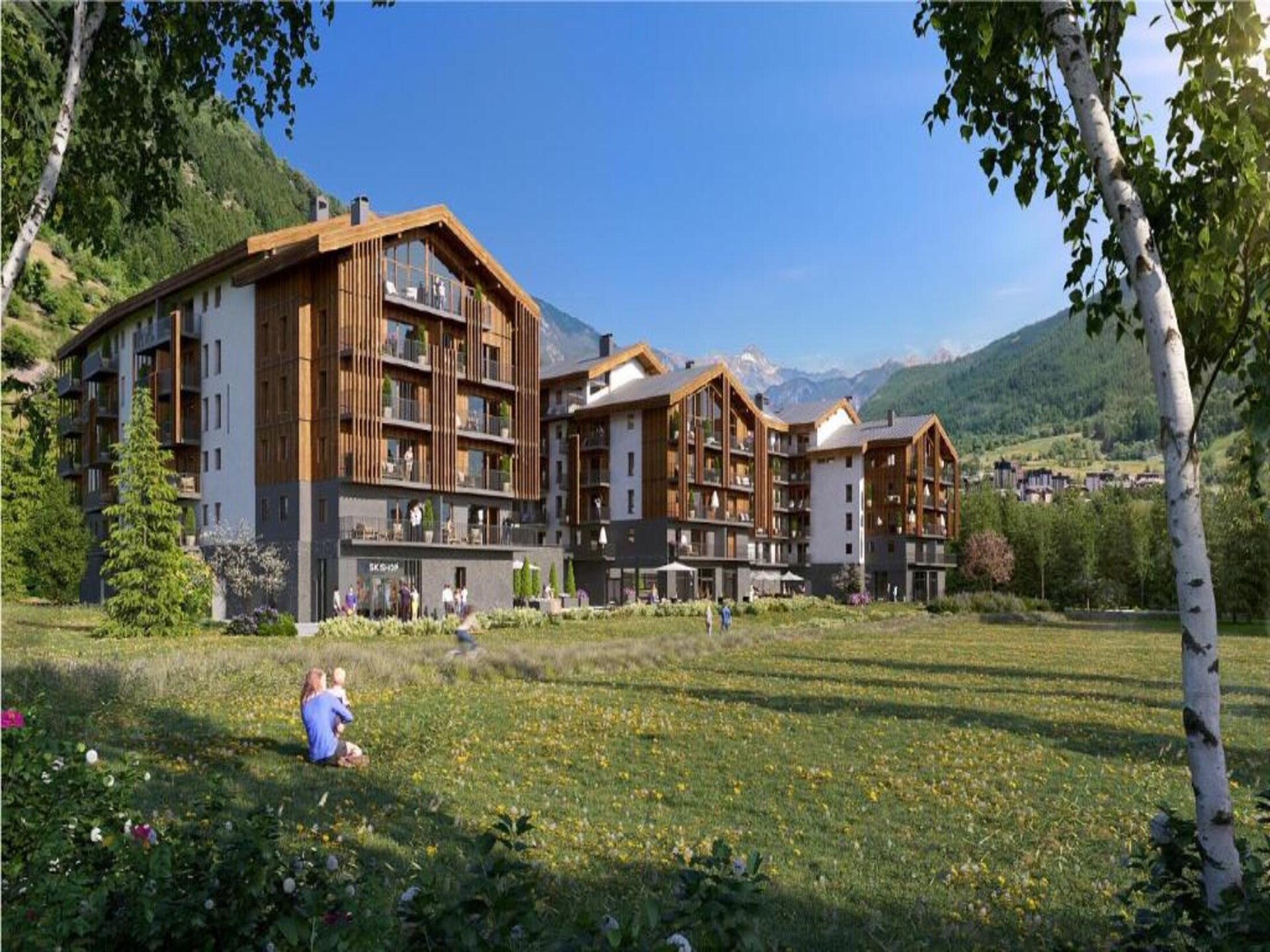 Ruim appartement voor 8 personen met zwembad in La Salle-les-Alpes - foto 23