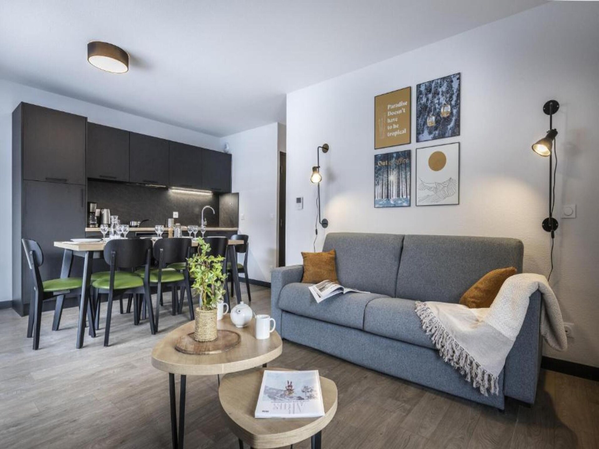 Ruim appartement voor 8 personen met zwembad in La Salle-les-Alpes - foto 5