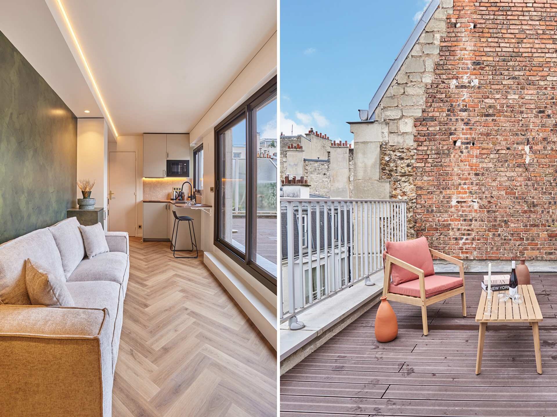 Gerenoveerde studio met terras bij Trocadéro, 5 min van Eiffeltoren - foto 15