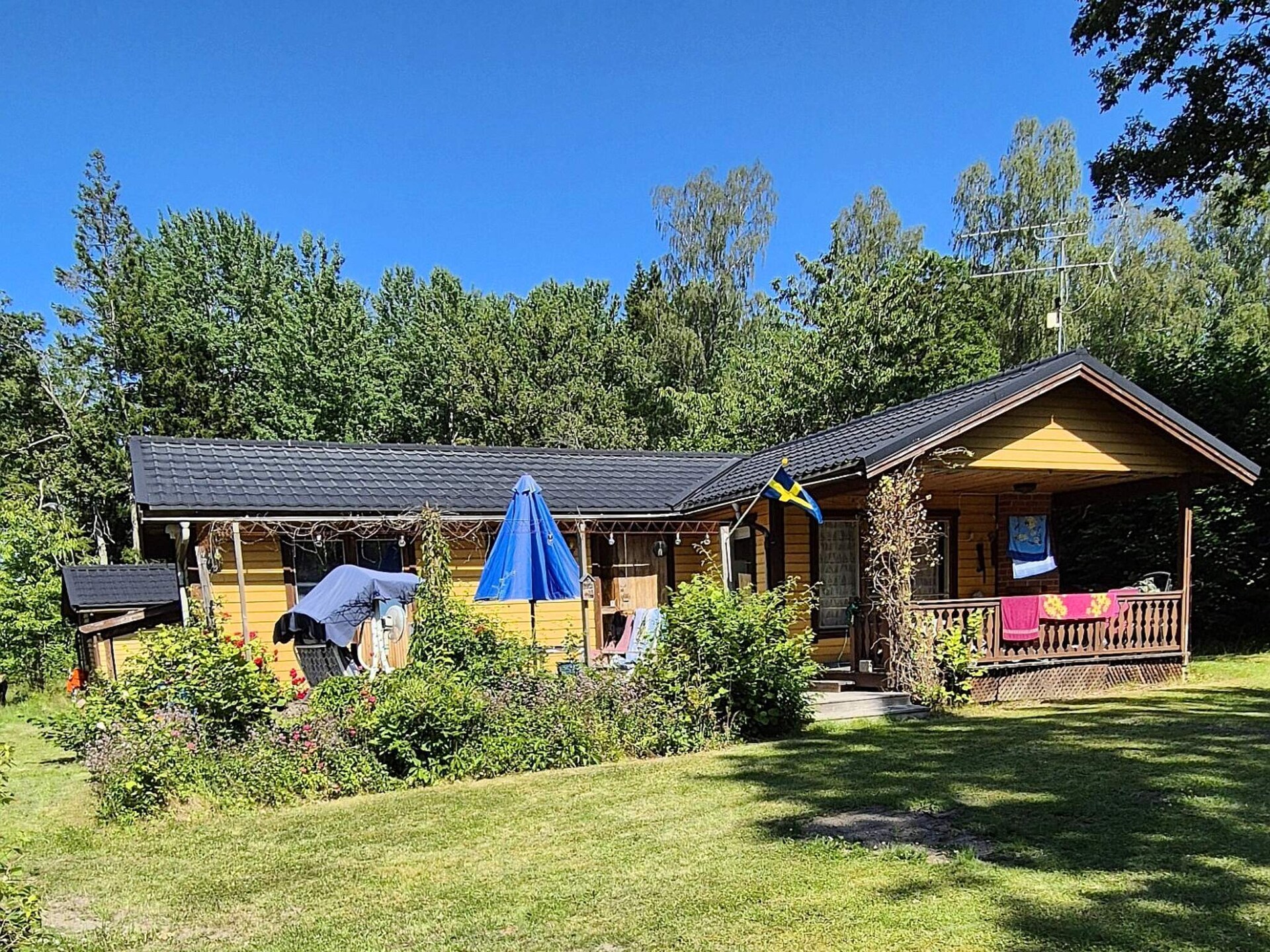 Vrijstaand vakantiehuis aan golfbaan, 200m van zee op Väddö - foto 1