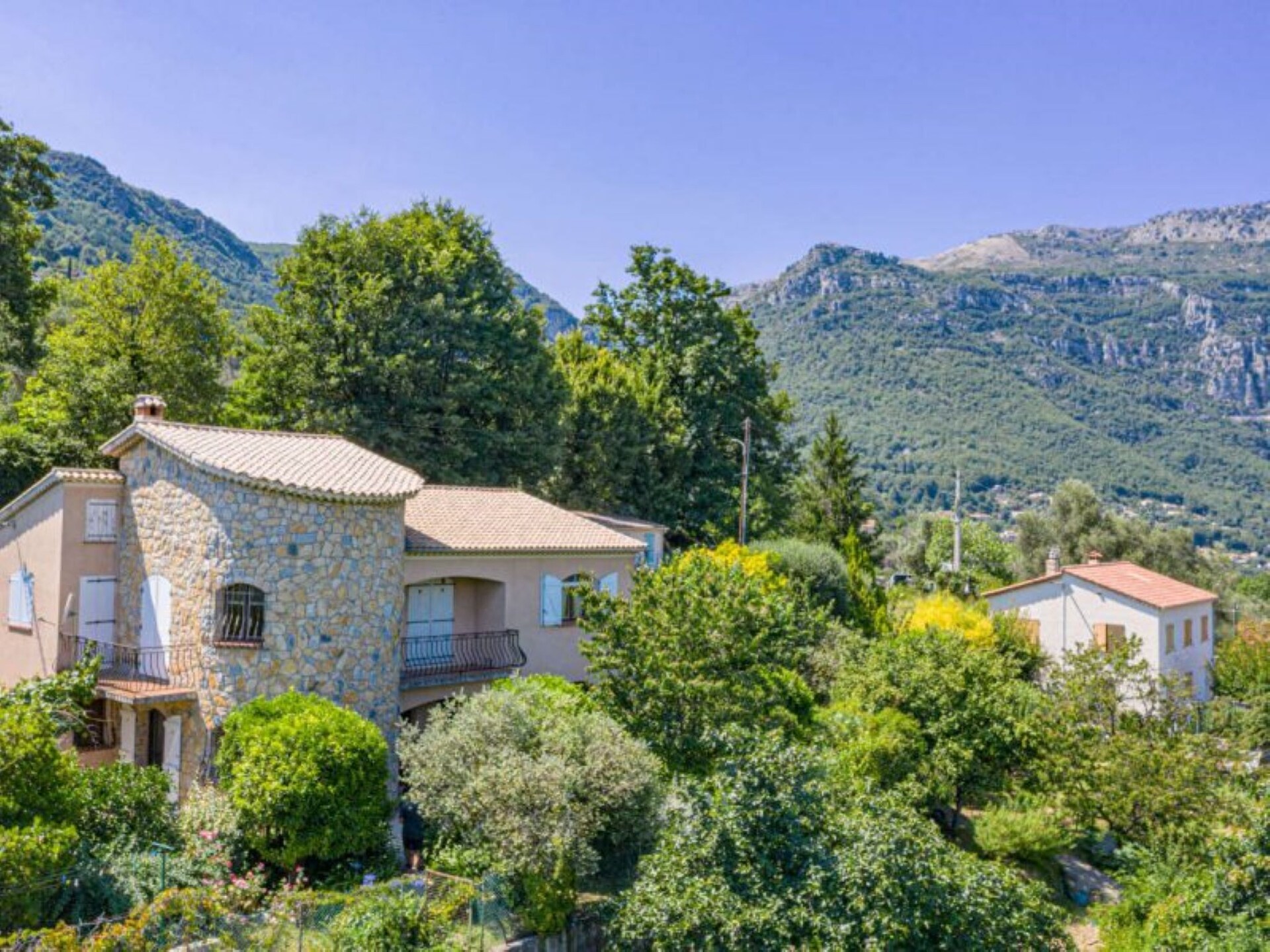 L'Eugénie: 4-sterrenappartement met tuin tussen zee en bergen in Le Bar-sur-Loup - foto 7