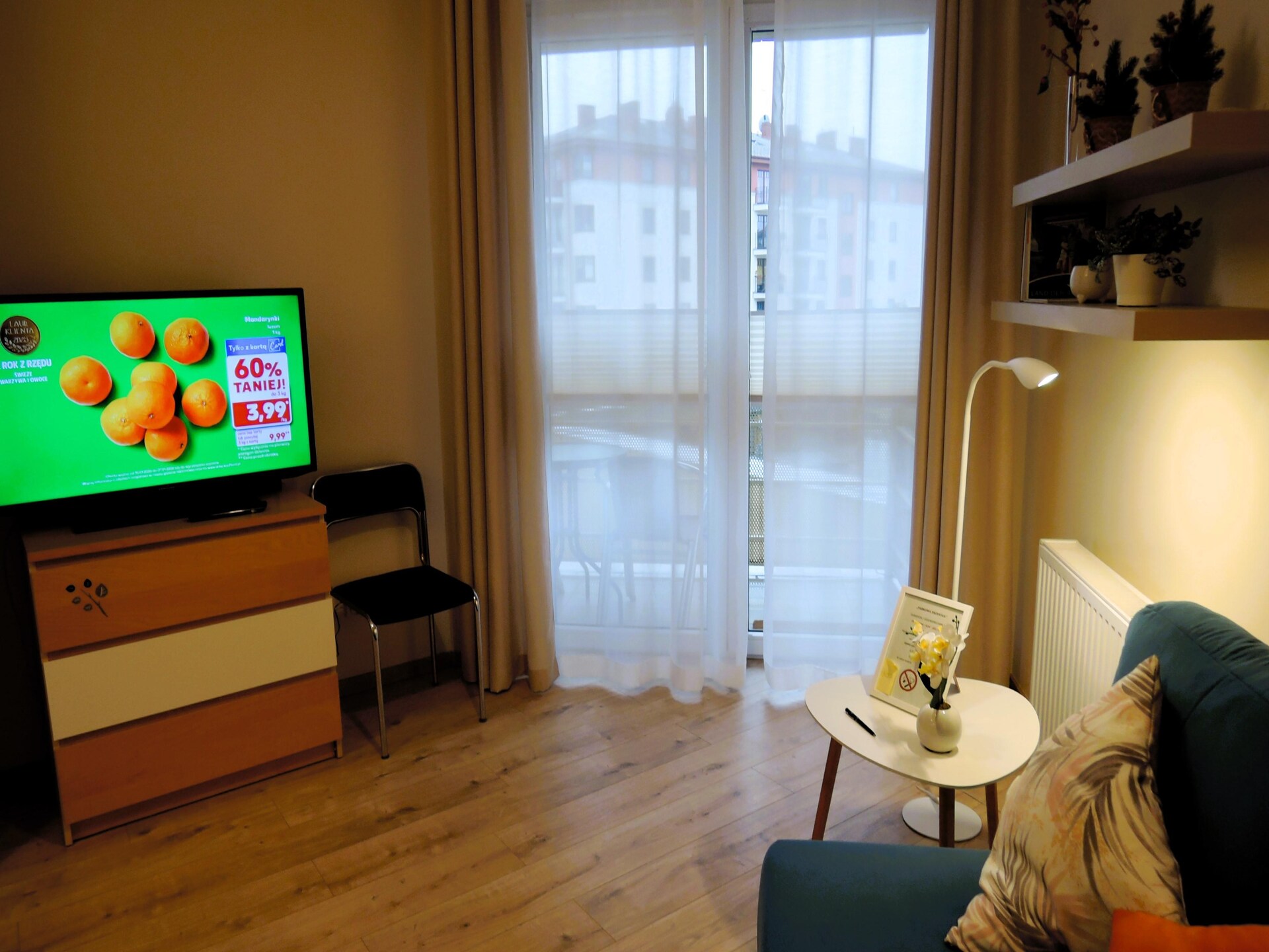 Zonnig appartement op 1,1 km van strand in Świnoujście met balkon - foto 7