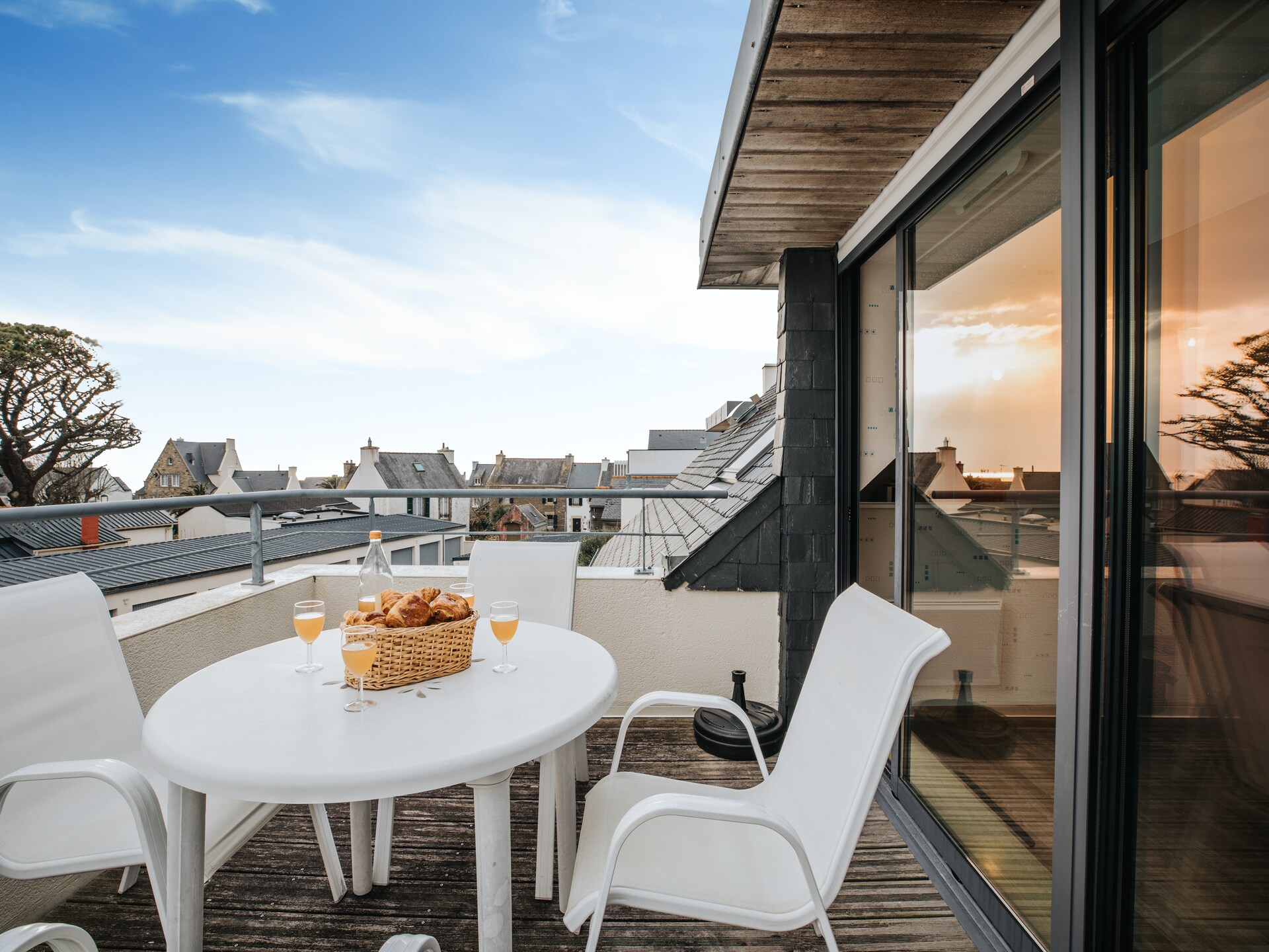 Op 600 m van het strand: Licht duplexappartement in Le Conquet - foto 1