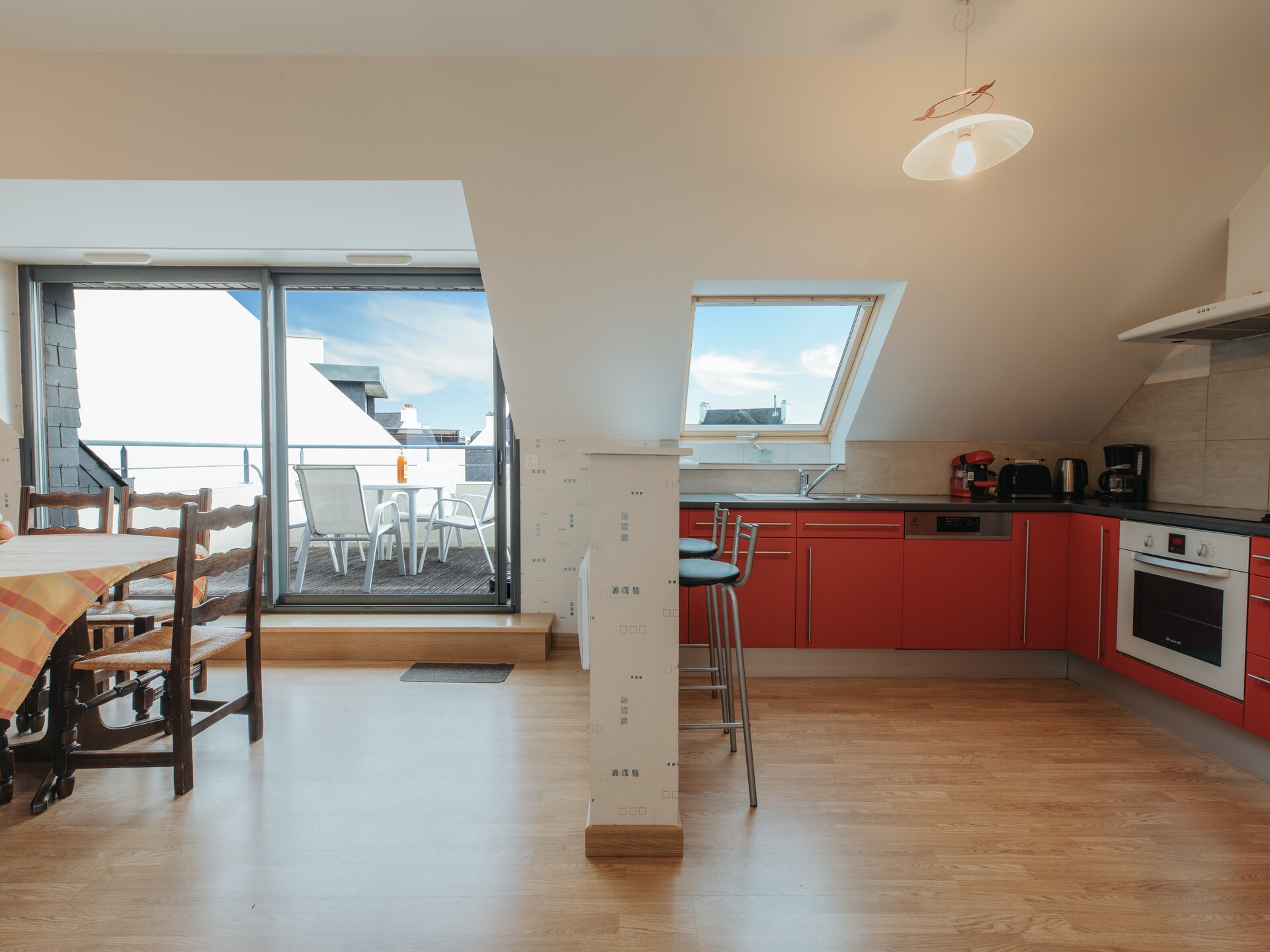 Op 600 m van het strand: Licht duplexappartement in Le Conquet - foto 6