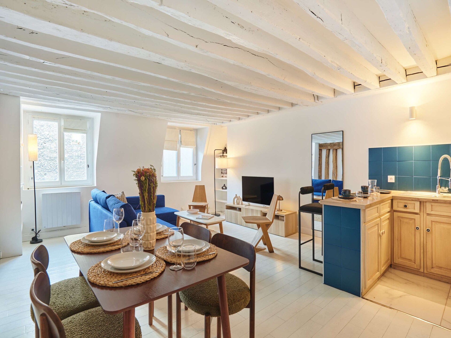 Elegant appartement in 1e arrondissement, 2 min van het Louvre - foto 2
