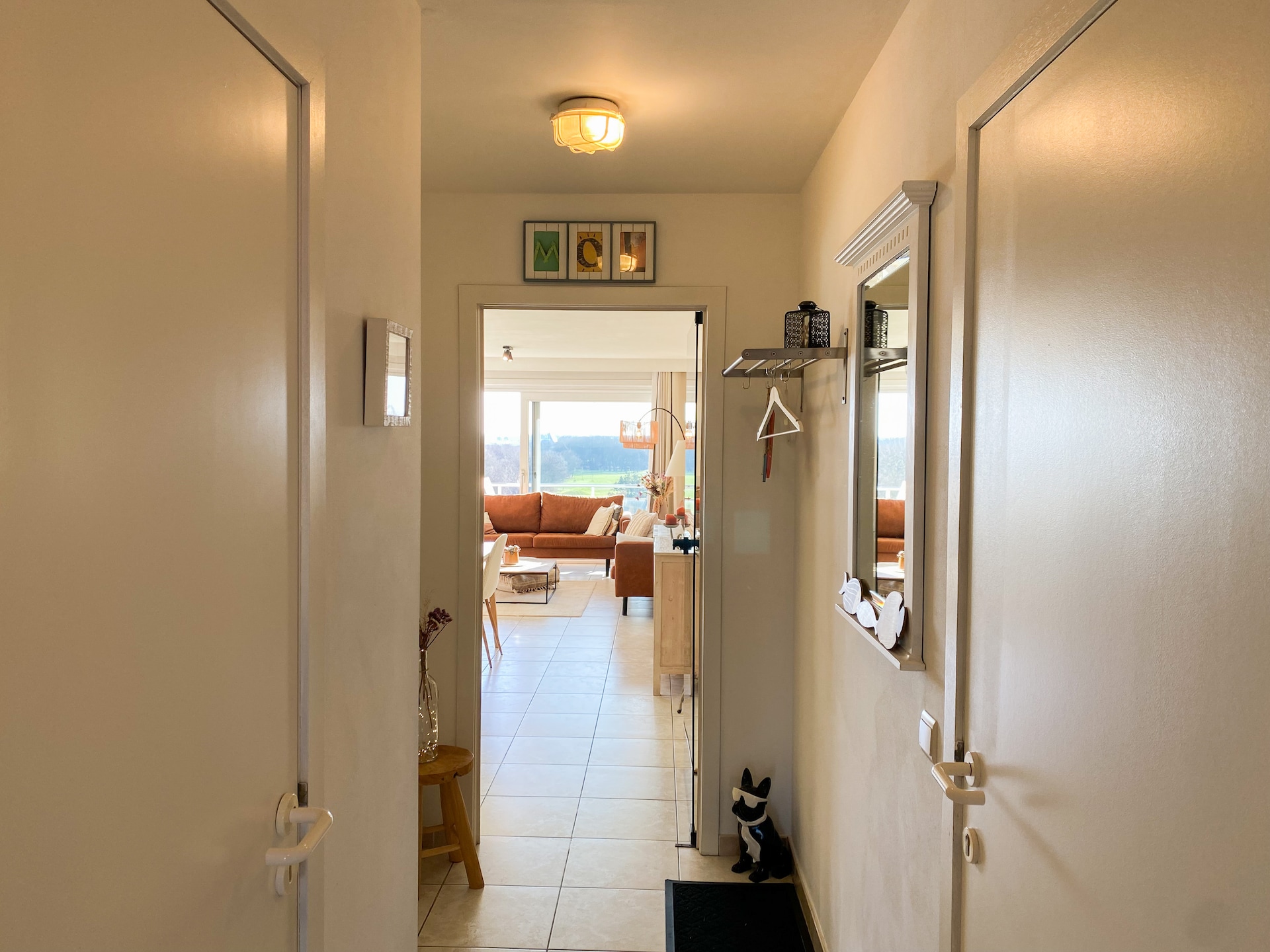 Licht appartement Greenpark III in Nieuwpoort met uitzicht op de haven - foto 10