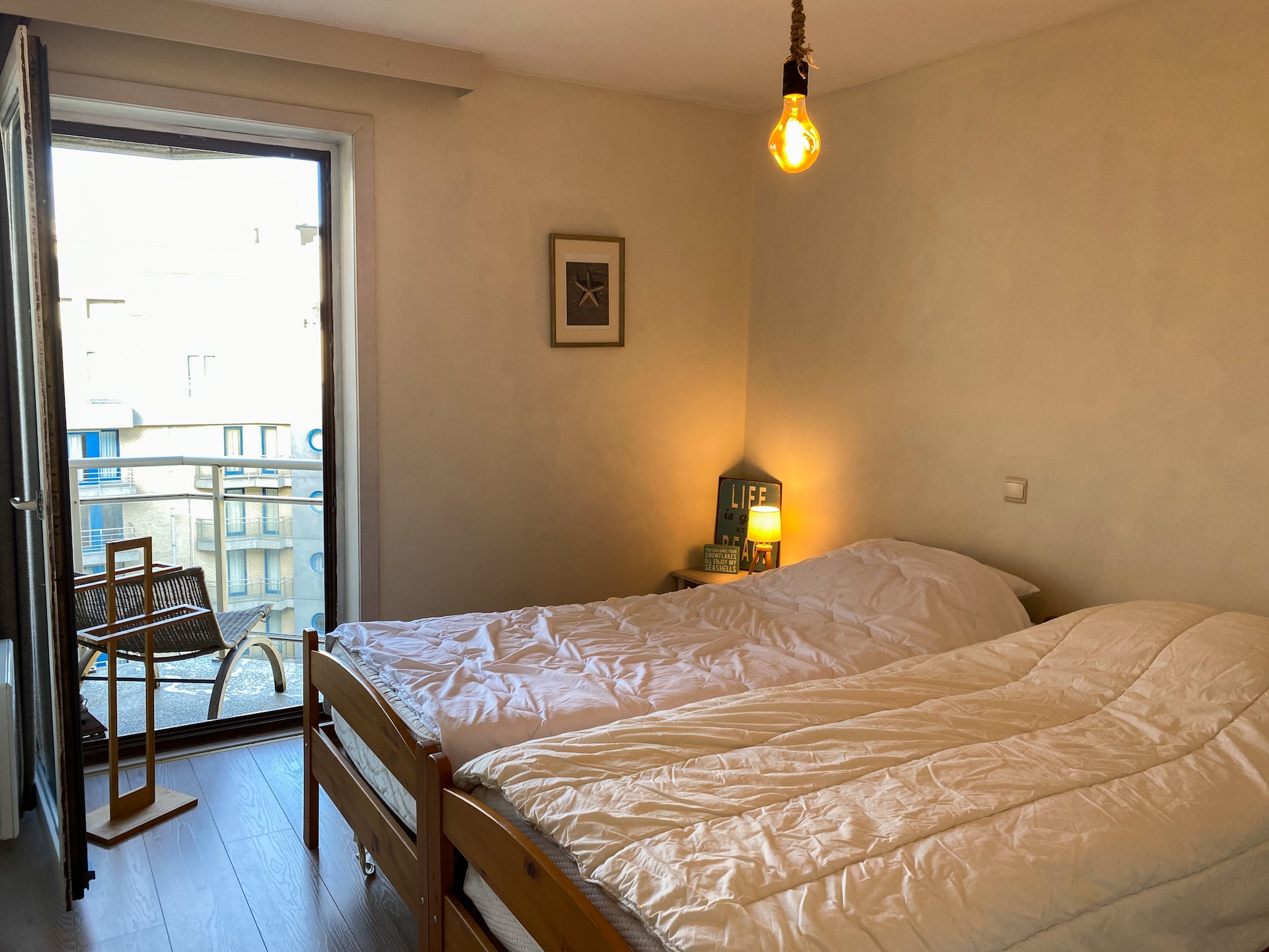Licht appartement Greenpark III in Nieuwpoort met uitzicht op de haven - foto 16