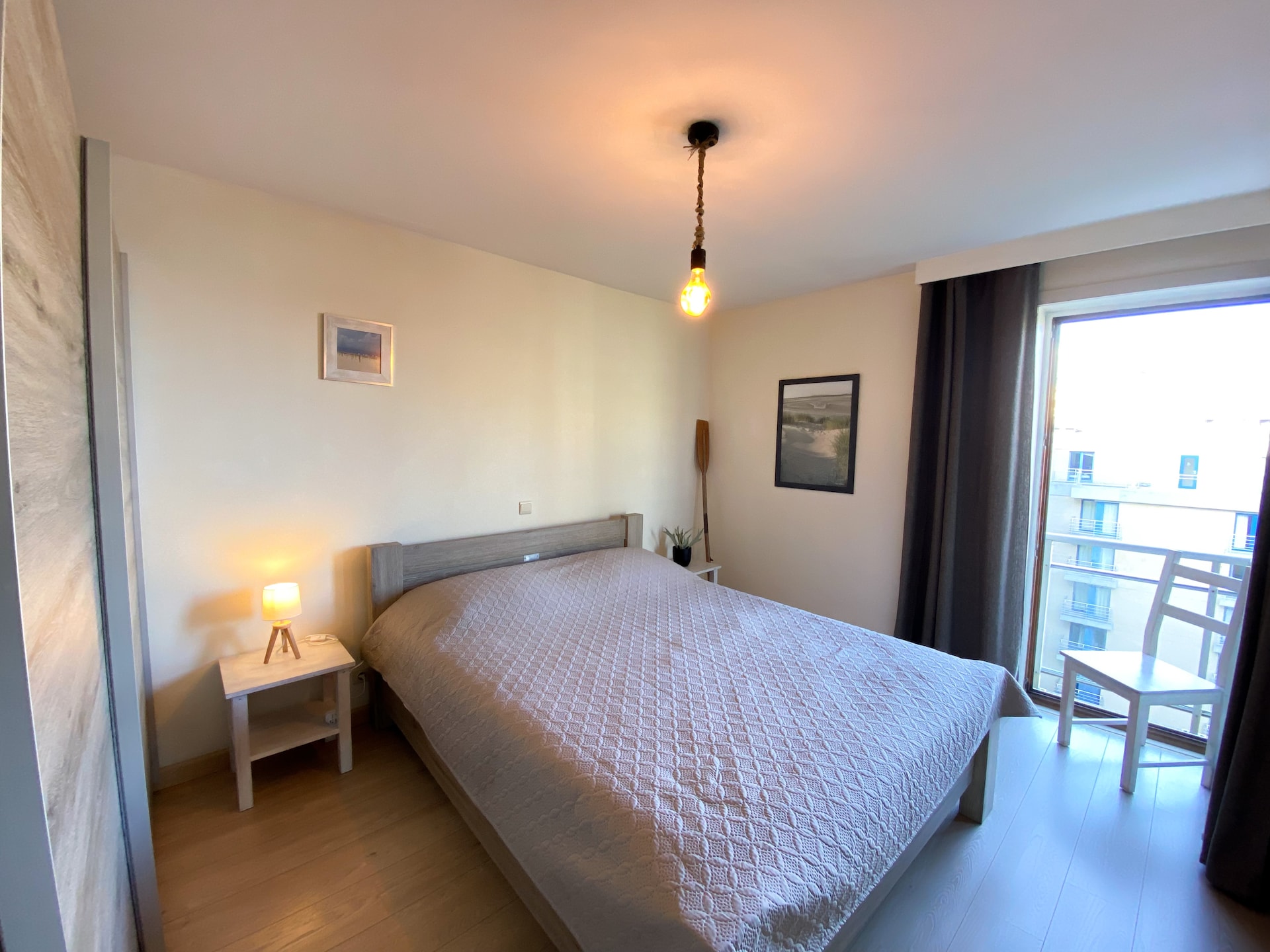 Licht appartement Greenpark III in Nieuwpoort met uitzicht op de haven - foto 15