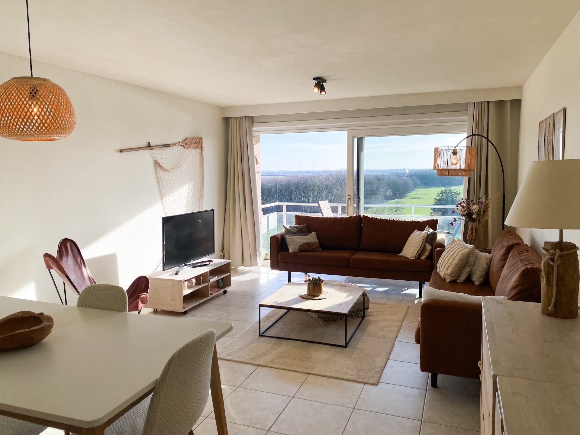 Licht appartement Greenpark III in Nieuwpoort met uitzicht op de haven - foto 9
