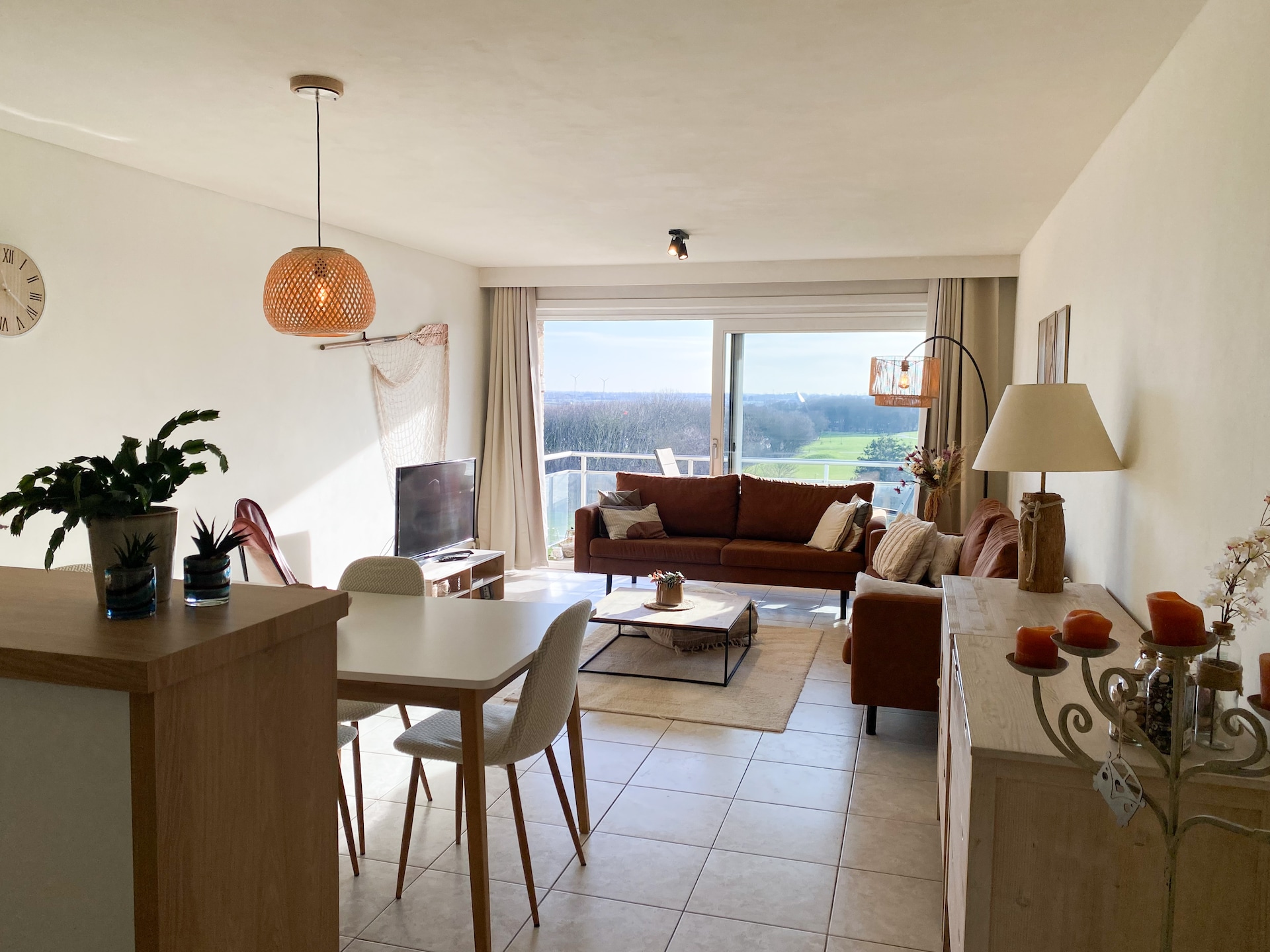 Licht appartement Greenpark III in Nieuwpoort met uitzicht op de haven - foto 8