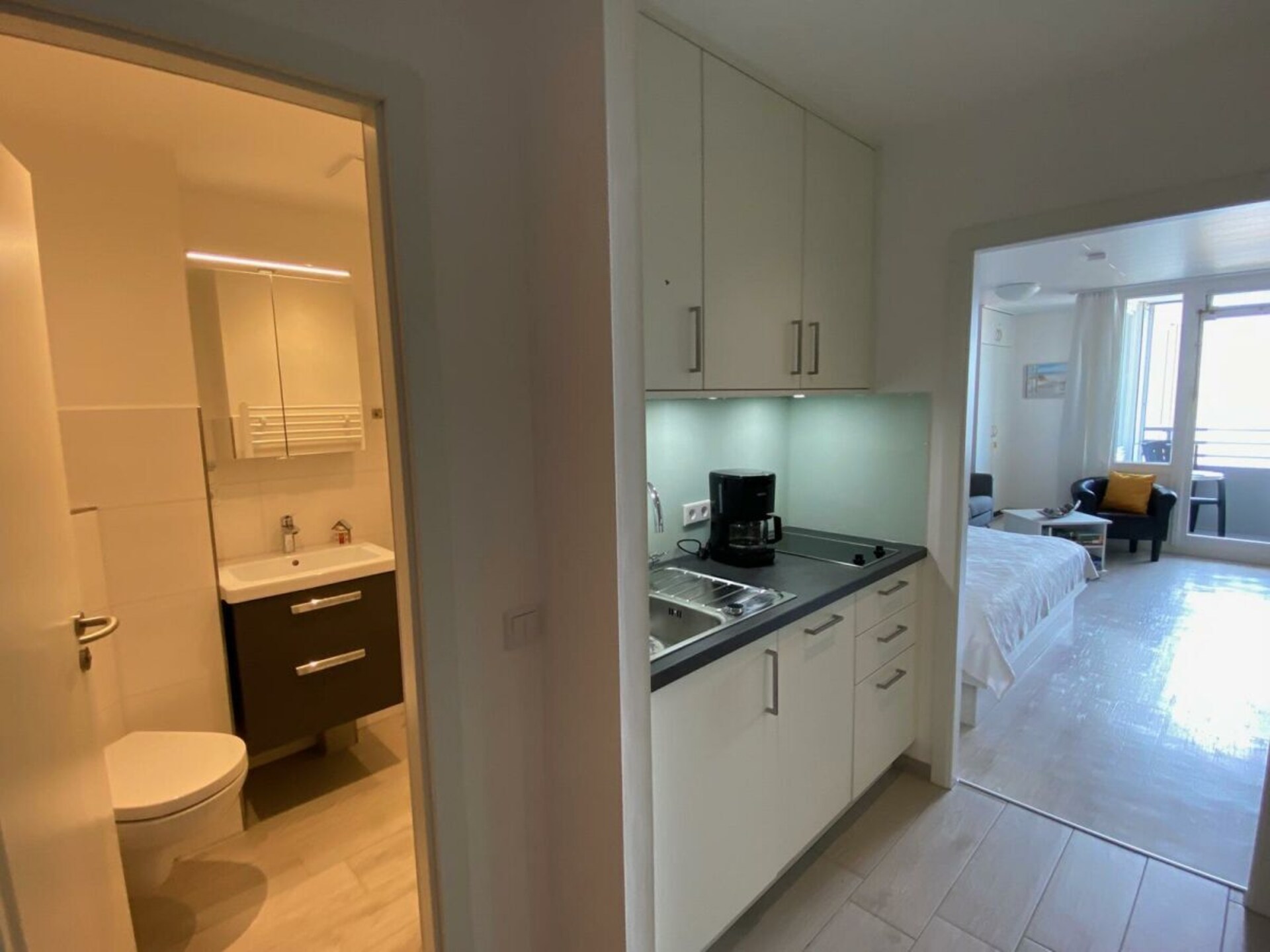 Appartement 63 met zeezicht en balkon direct aan het strand van Borkum - foto 25