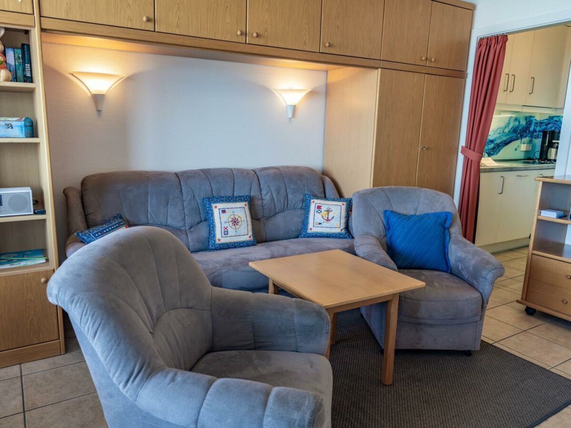 Appartement 14 met zeezicht, strandstoel en balkon op Borkum - foto 9