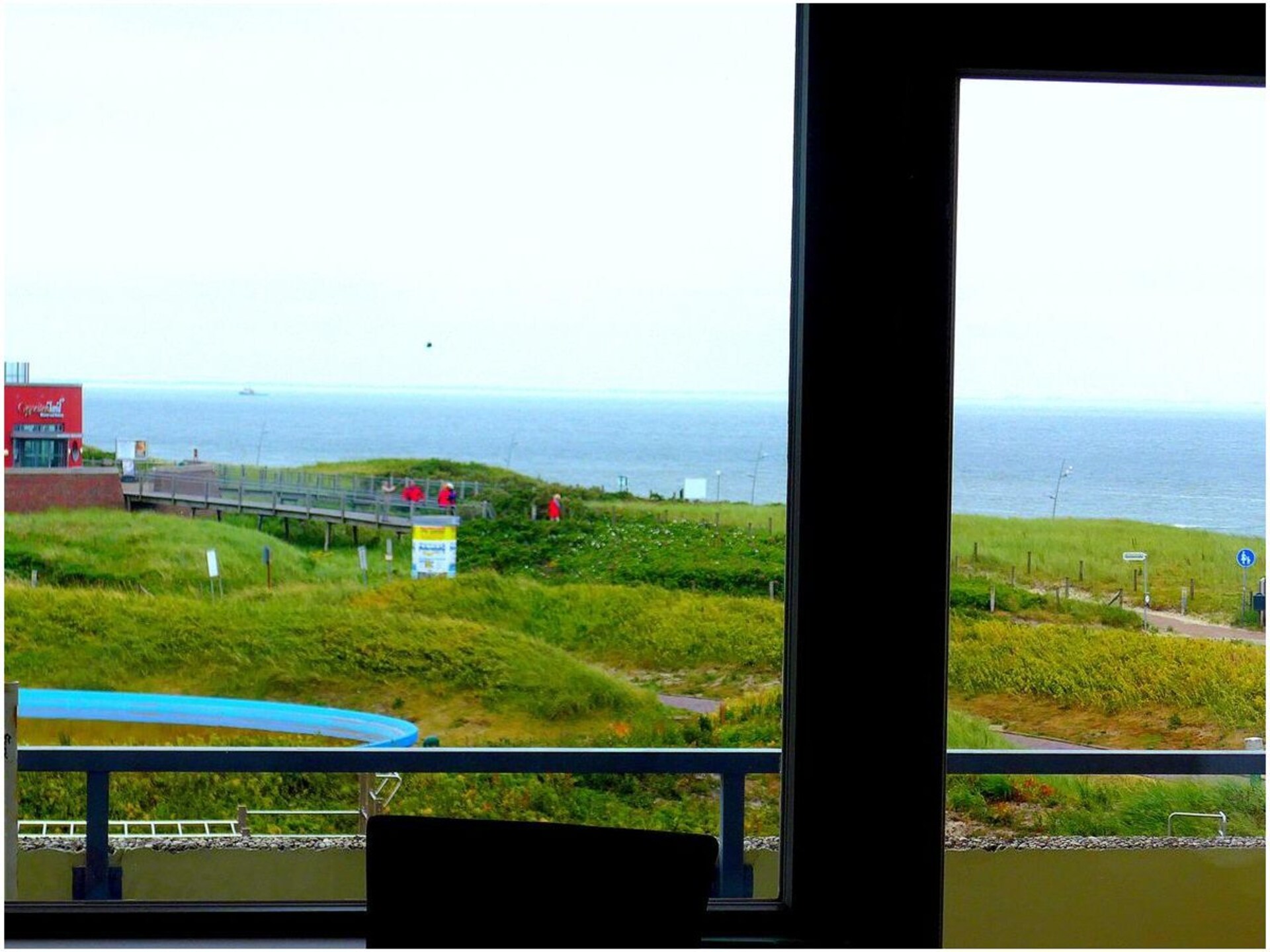 Appartement 19 in Haus Seeblick: Uitzicht op Zee en Zeehonden op Borkum - foto 2