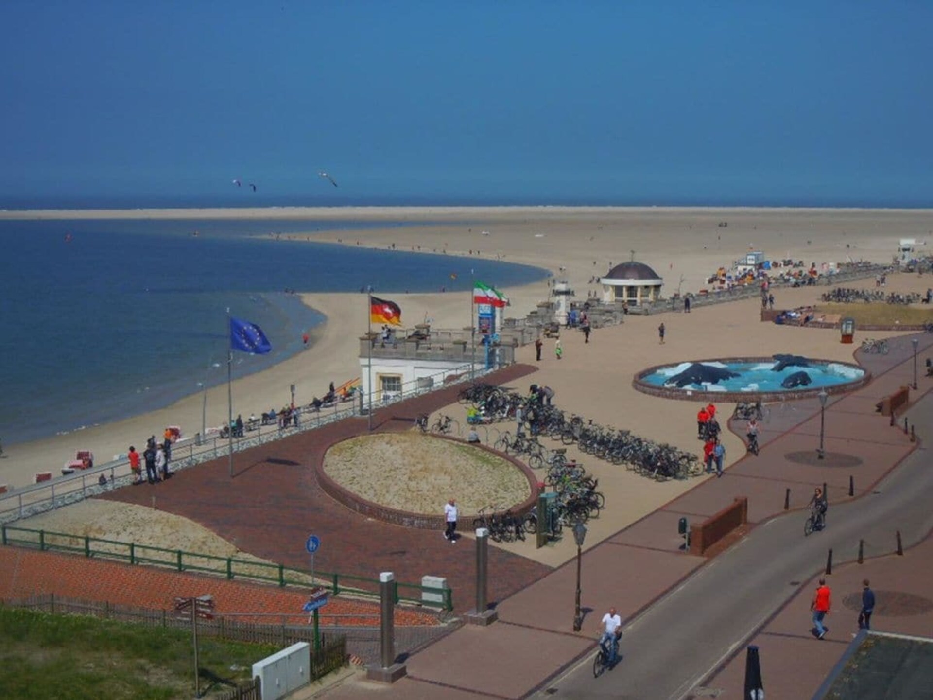 Appartement 73 in Haus Seeblick: Uitzicht op zee en strand op Borkum - foto 19