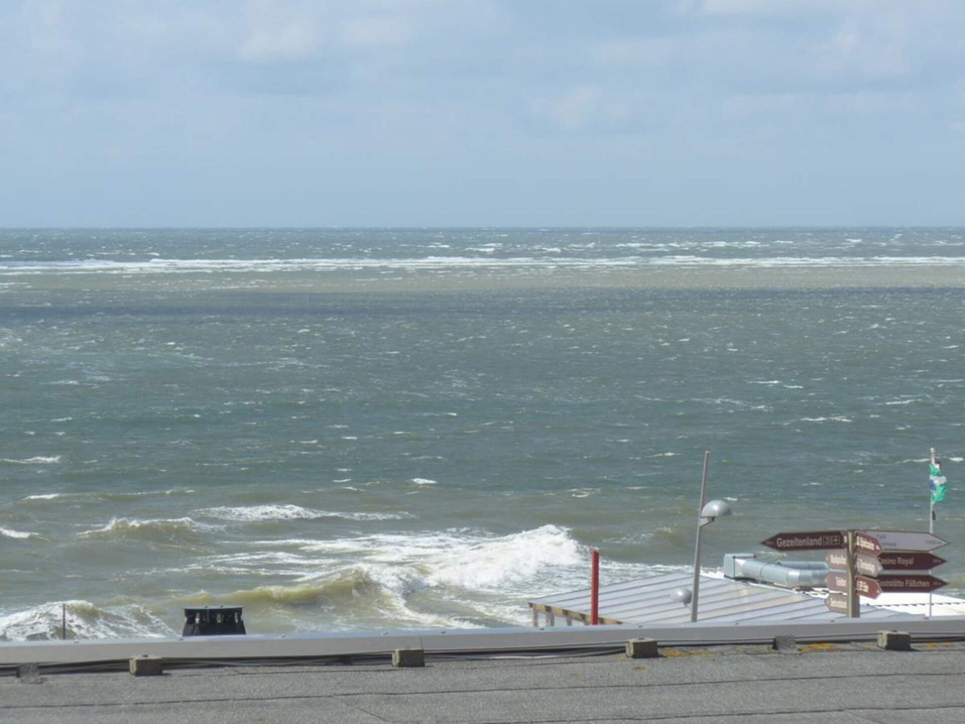 Studio met zeezicht op Borkum, direct aan het hoofdstrand - foto 2