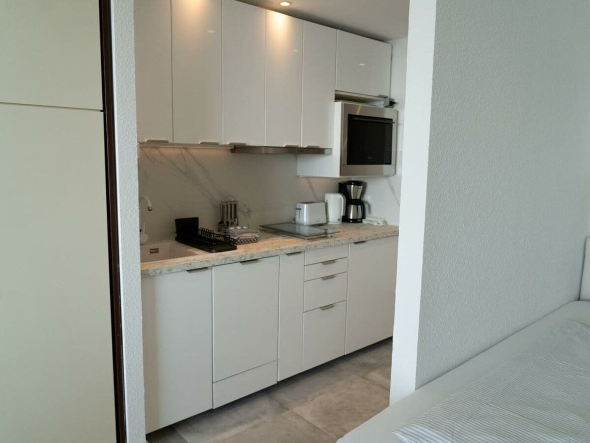 Knus appartement op Borkum met overdekt balkon en uitzicht op zee - foto 21