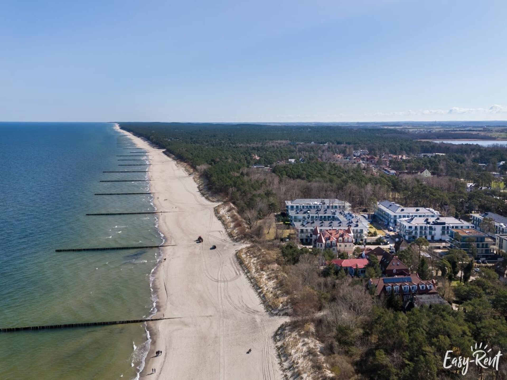 Strandappartement met zijdelings zeezicht, 40m van zee in Niechorze - foto 29