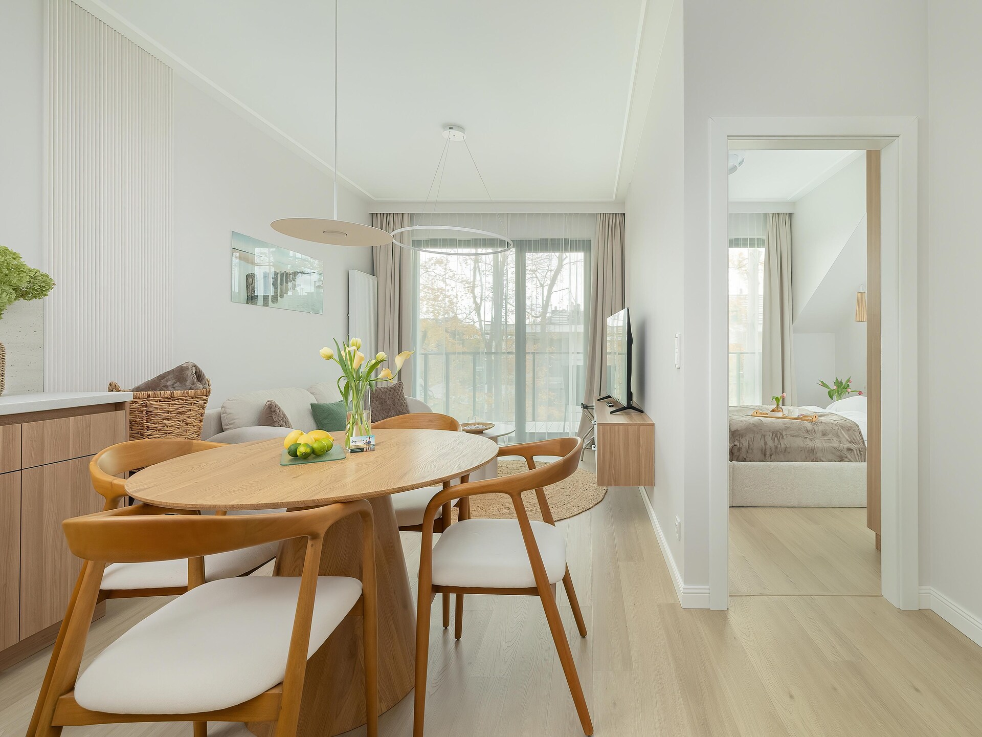 Strandappartement met zijdelings zeezicht, 40m van zee in Niechorze - foto 5